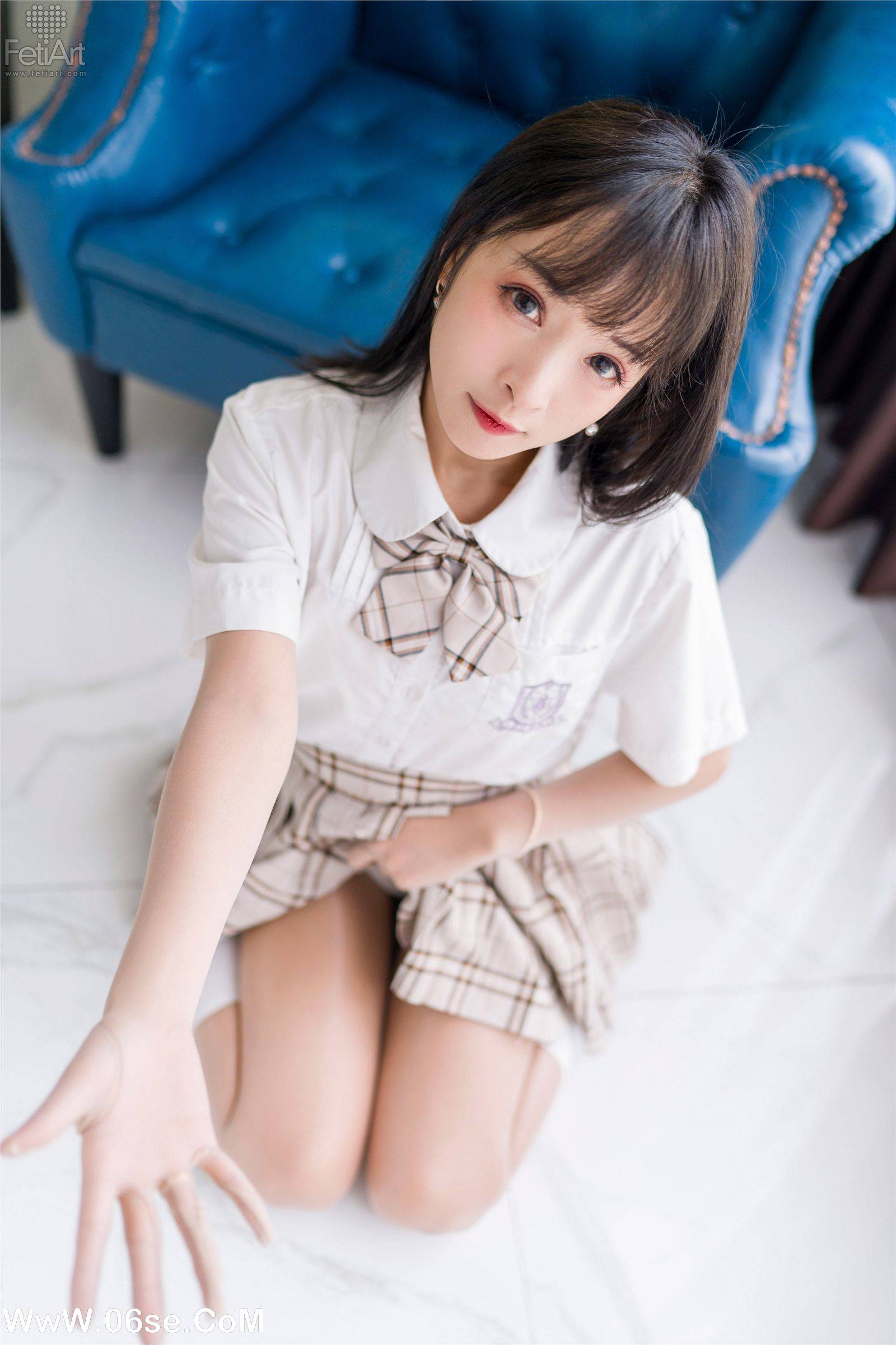 图片[28]-[FetiArt尚物集] NO.00063 Lively School Girl-六色网