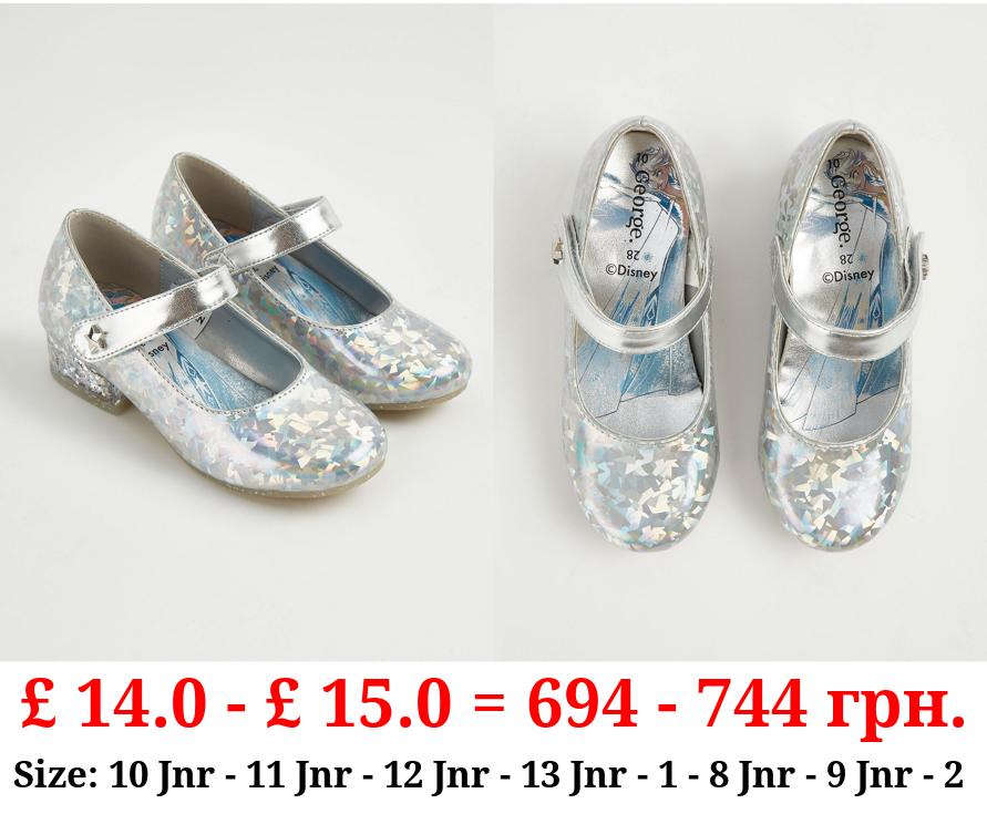 Disney Frozen Light Up Silver Heeled Shoes