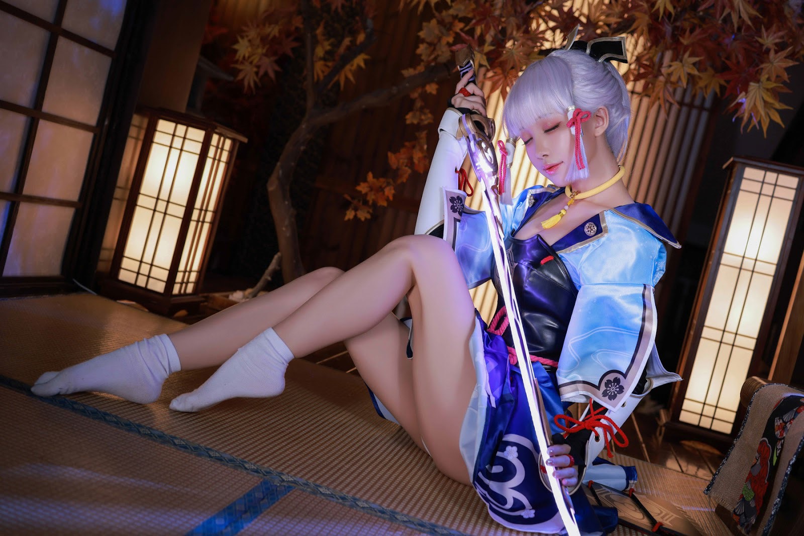 Cosplay 水淼Aqua 神里綾華 Kamisato Ayaka 28