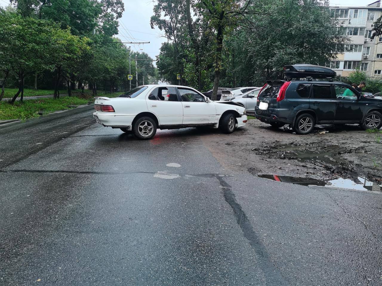 Тачка загорелась после ДТП с пьяным водителем