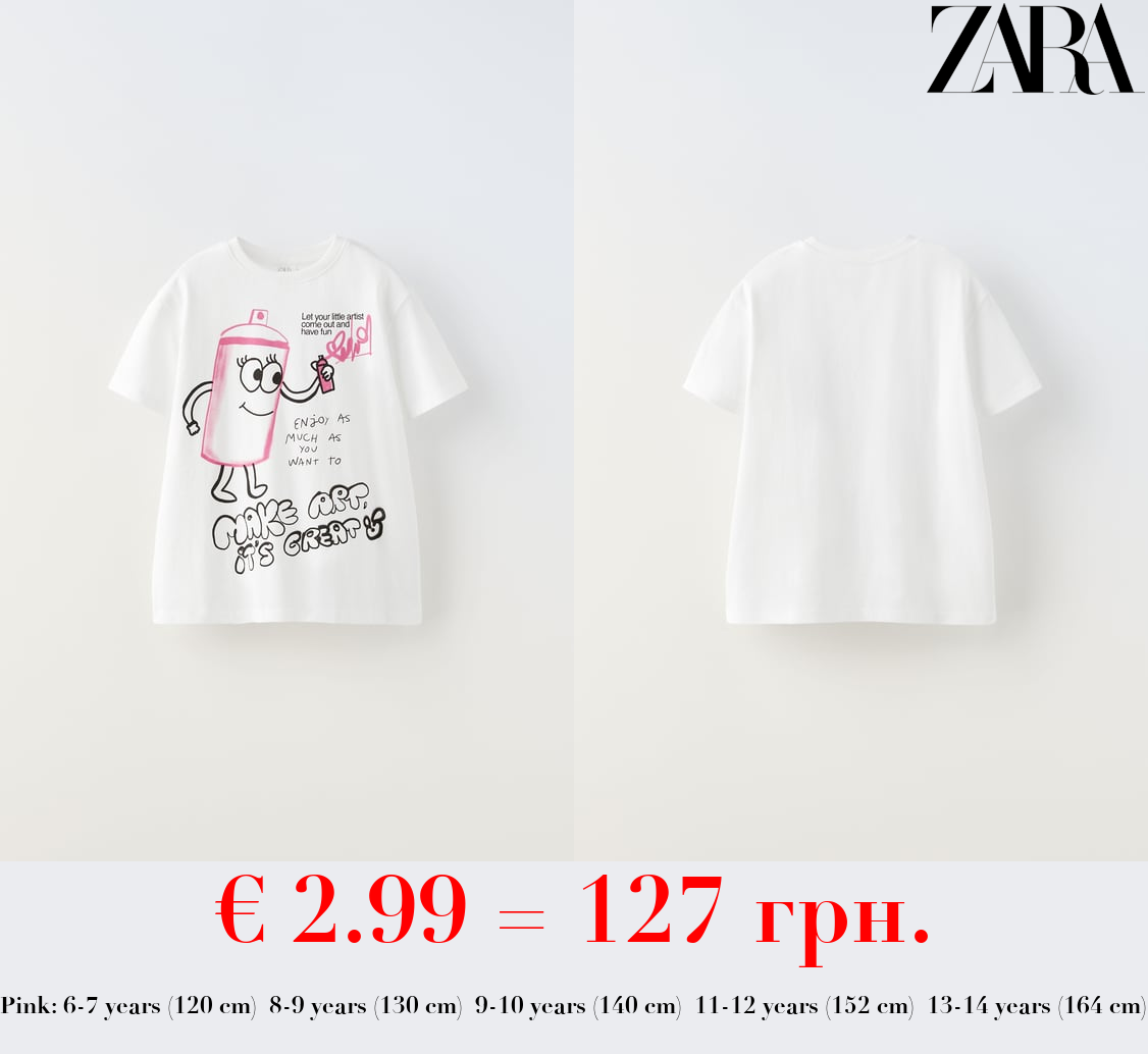 GRAFFITI PRINT T-SHIRT