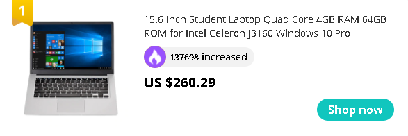 15.6 Inch Student Laptop Quad Core 4GB RAM 64GB ROM for Intel Celeron J3160 Windows 10 Pro Computer Bluetooth Camera Netbook
