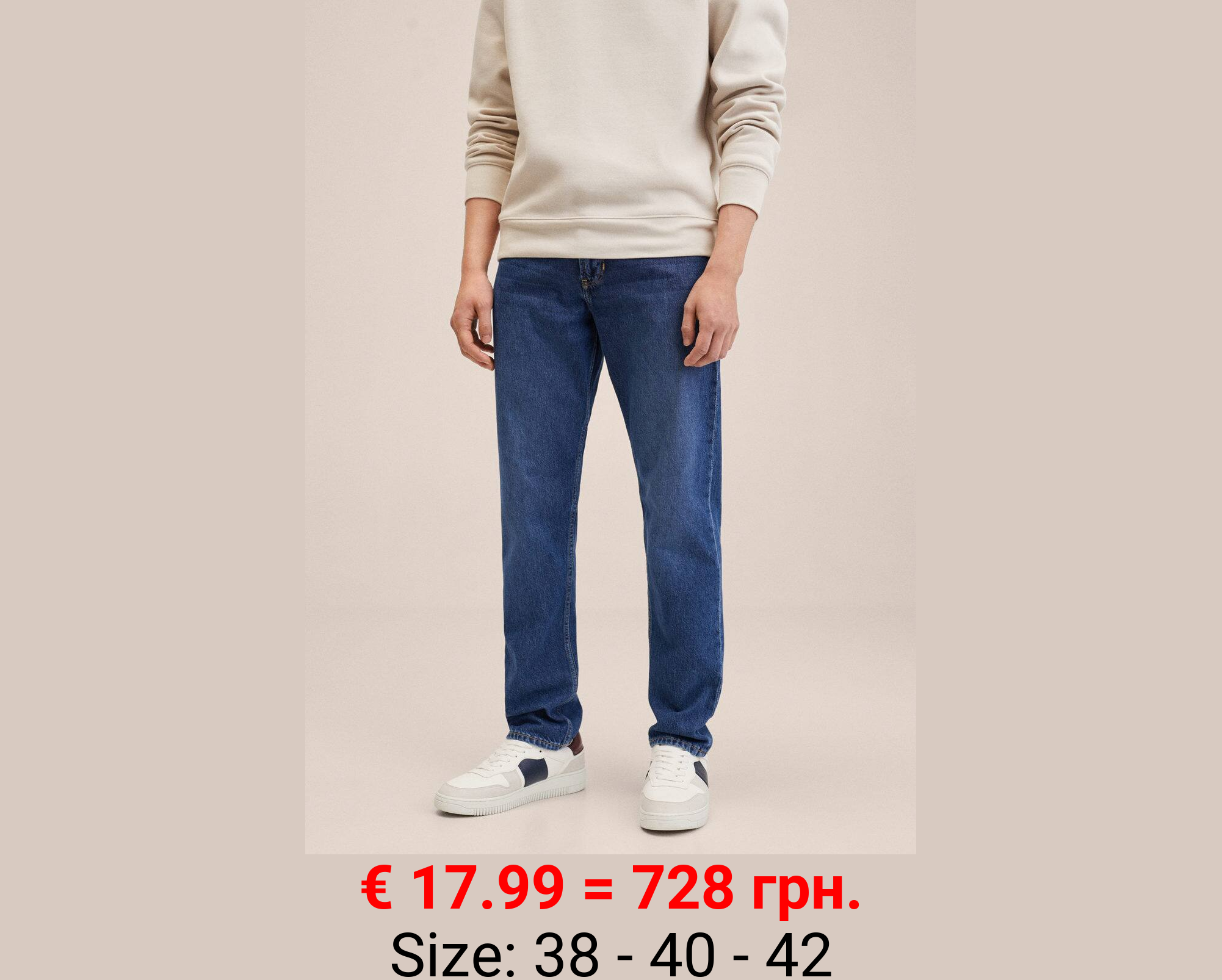 Jeans bob straight-fit oscuros