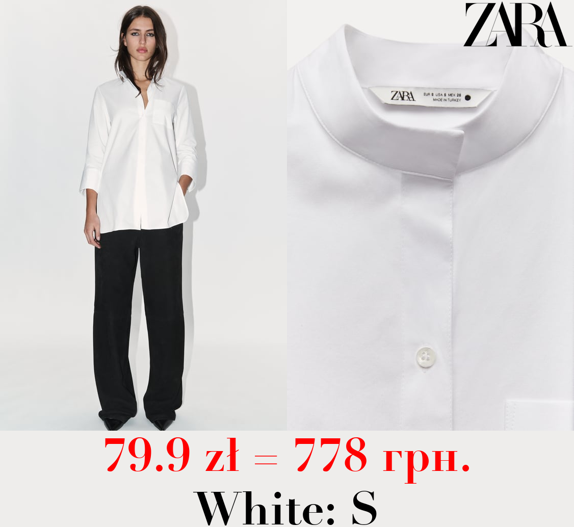 ZW COLLECTION POPLIN SHIRT