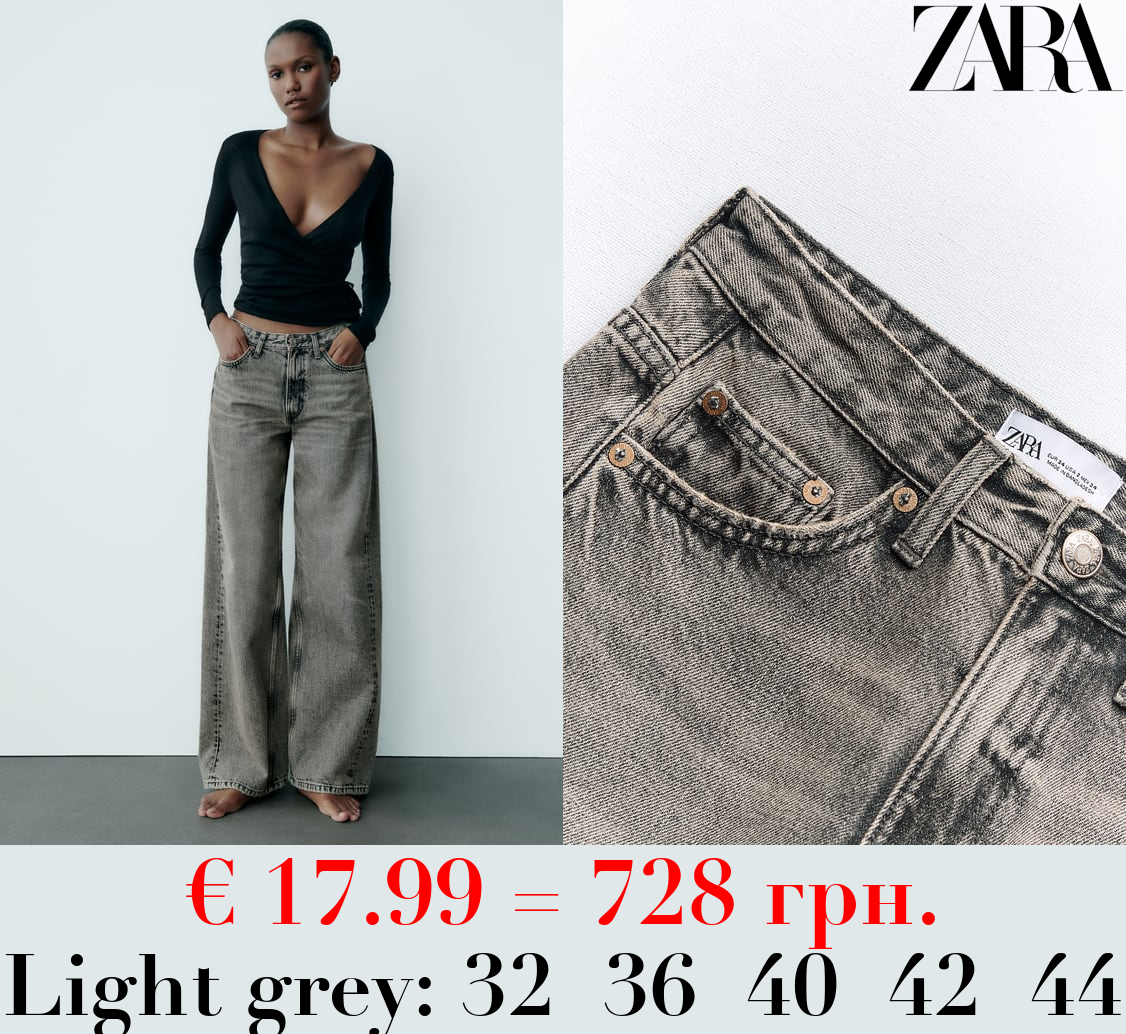 TRF WIDE-LEG MID-RISE FULL LENGTH JEANS