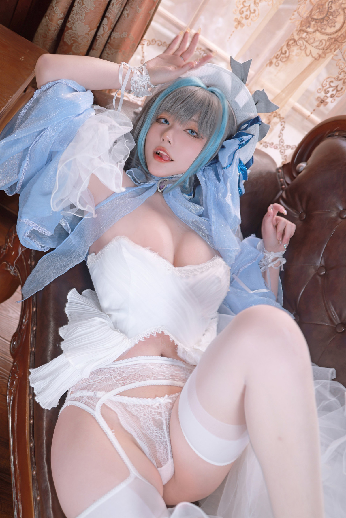 Cosplay 起司块wii 柴郡礼服 19