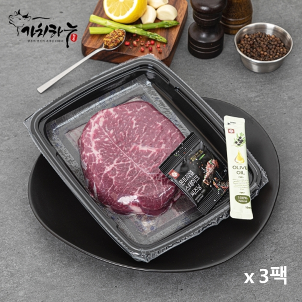 [가치하누] 한우암소 1++ 스테이크 1.2kg