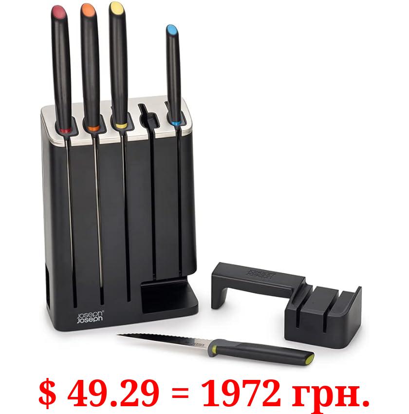 Joseph Joseph Elevate 5-Piece SlimBlock Knife Set, Multicolor