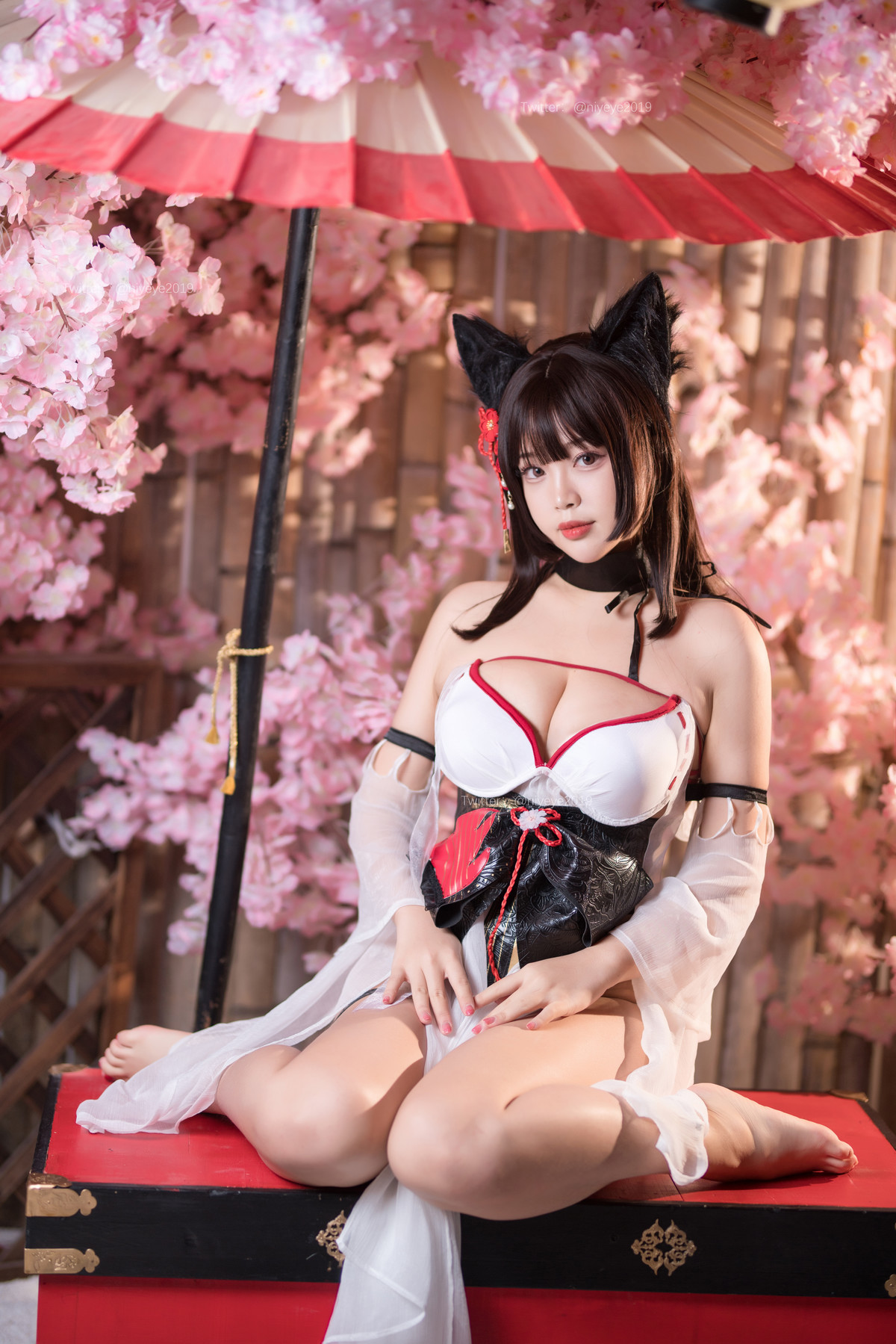 Cosplay 白烨 湿身天诚泳装 15