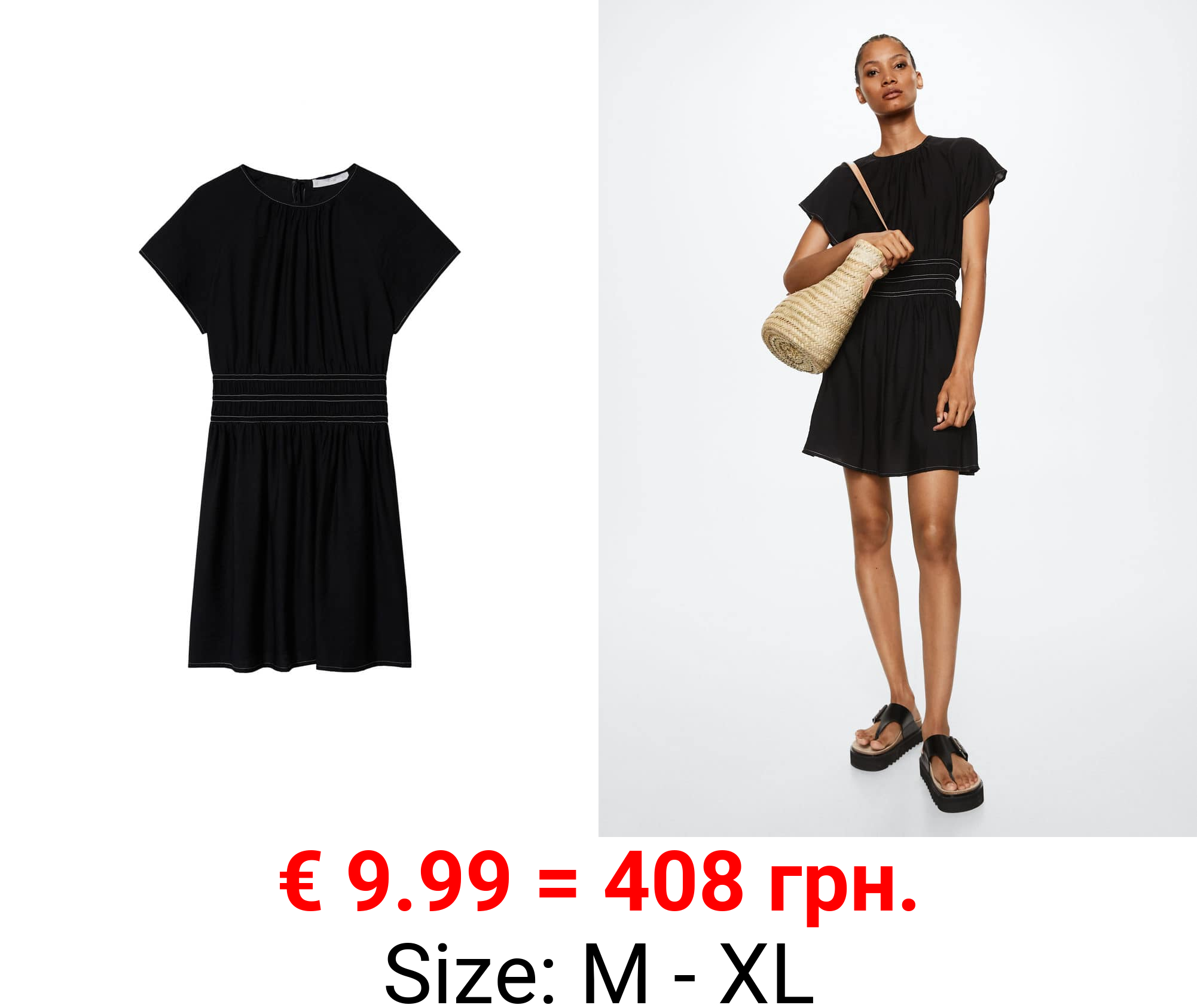 vestido detalle cintura