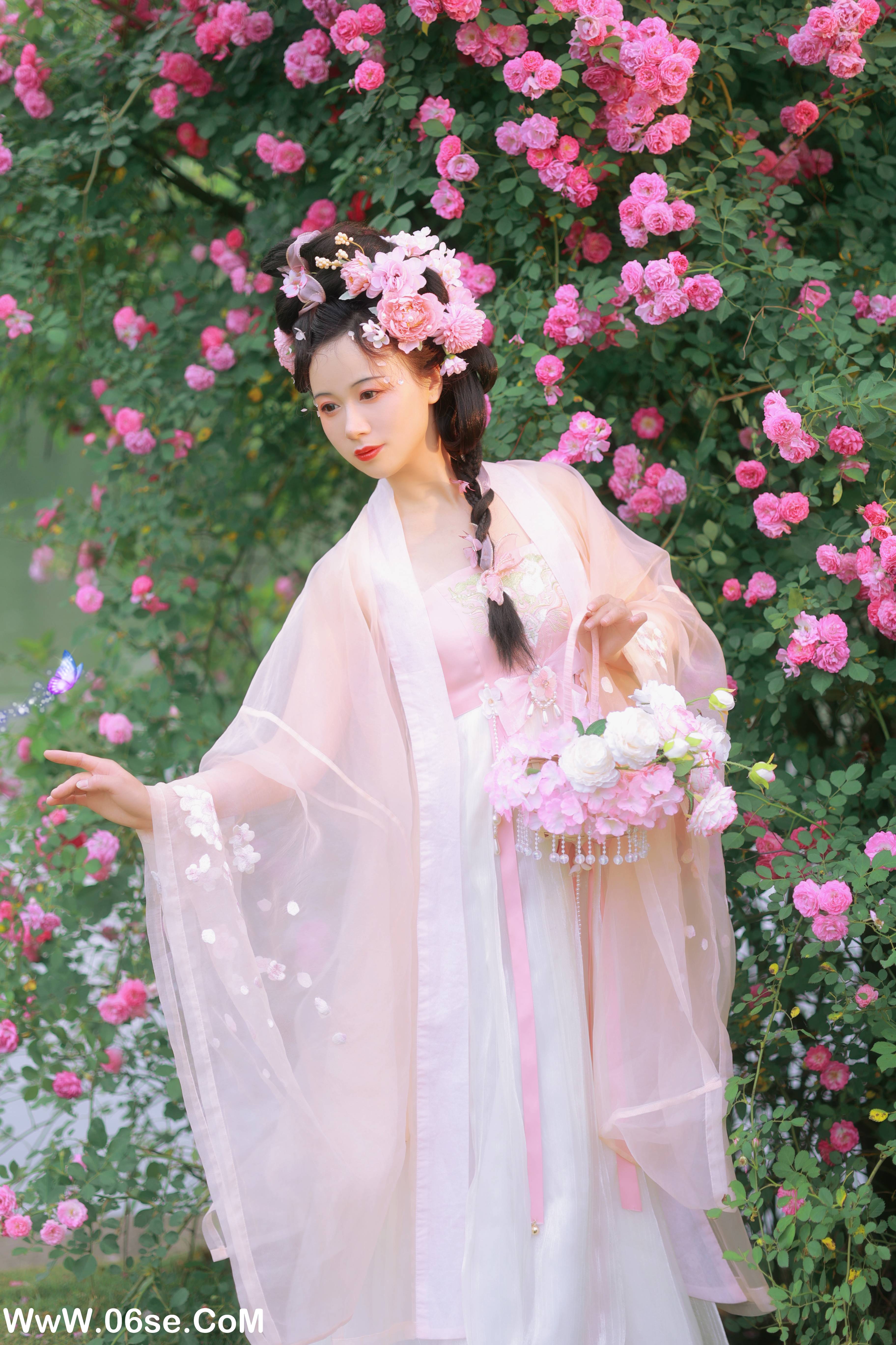 图片[5]-[YITUYU艺图语]2022.06.18 蔷薇花神 笑笑[35P-303.54MB]-六色网