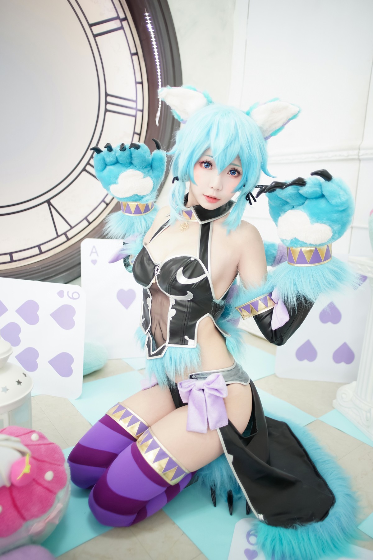 Cosplay ElyEE子 诗乃扑克猫 5