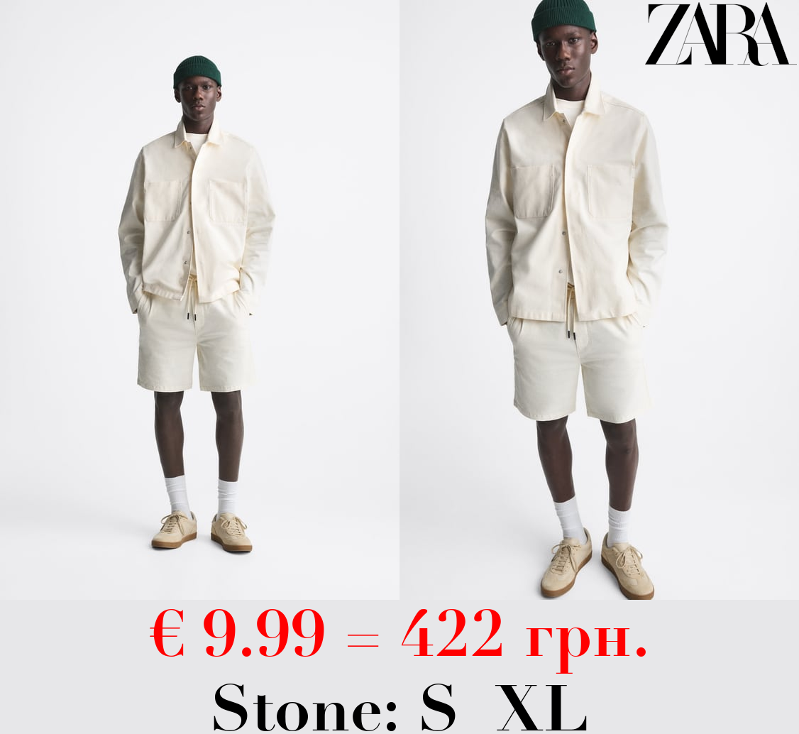 JOGGING BERMUDA SHORTS WITH ELASTIC WAISTBAND