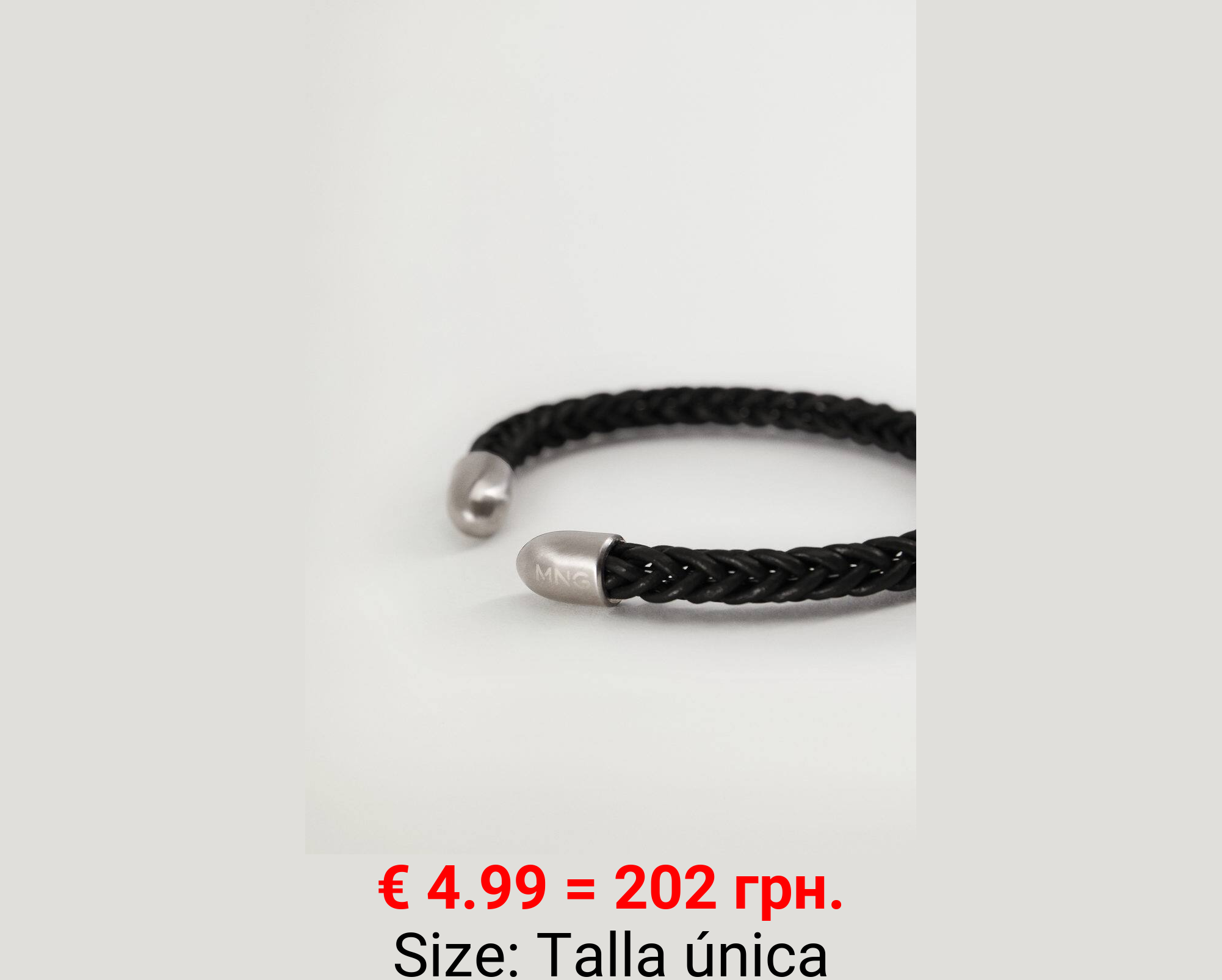Pulsera piel trenzada
