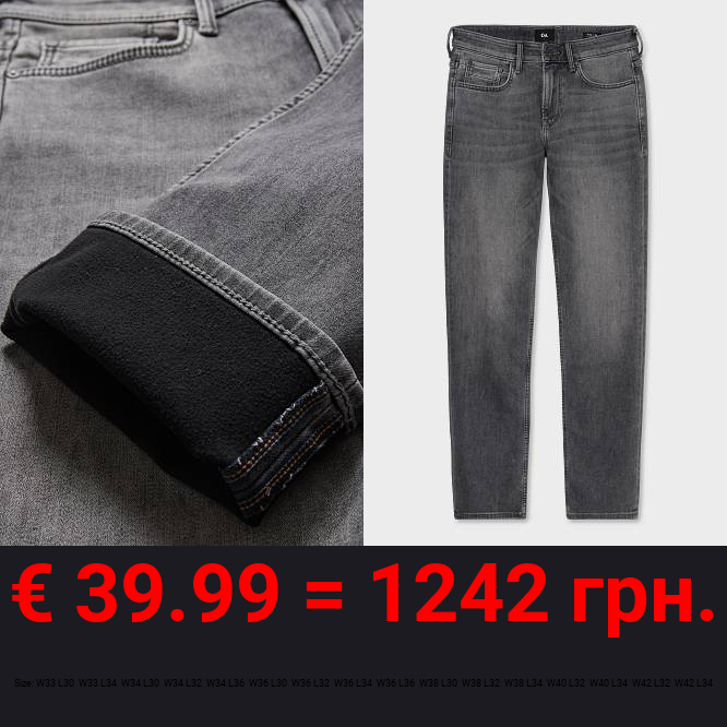 Straight Jeans  - Thermojeans - recycelt