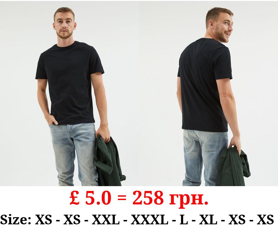 Black Plain T-Shirt