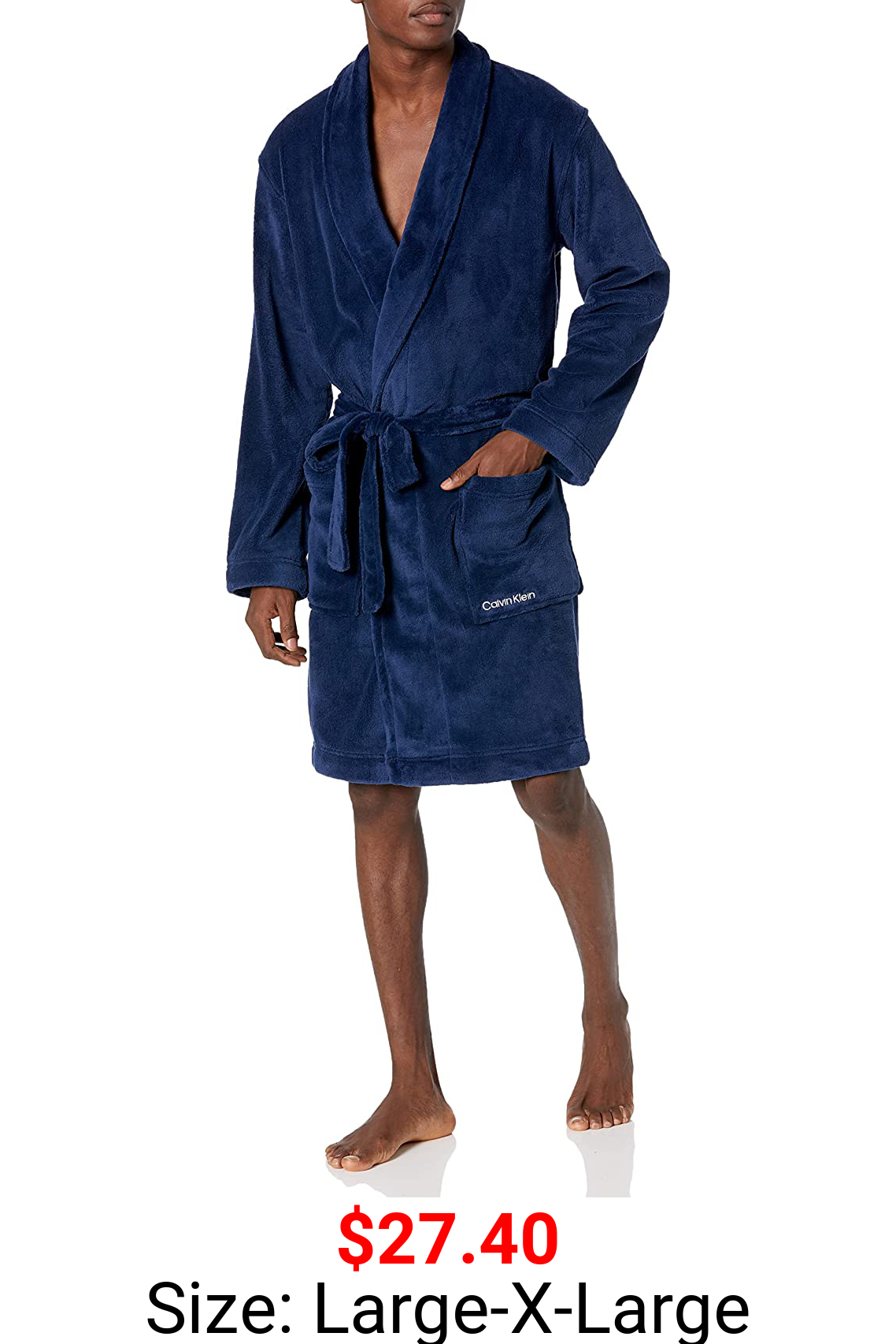 Calvin Klein Men's Plush Robe