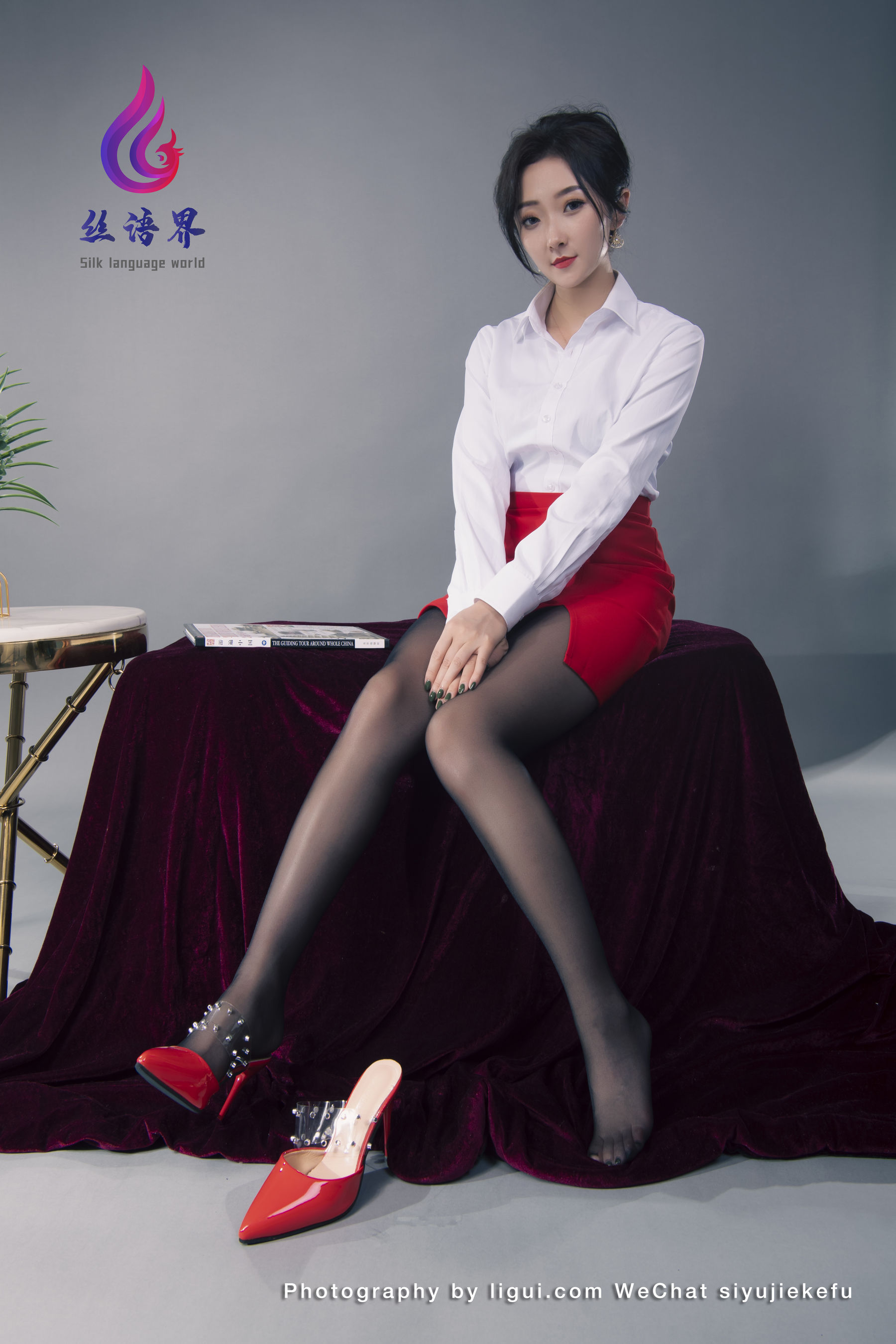 [丽柜Ligui]_愉心_那一抹红色-写真图集共64P 5