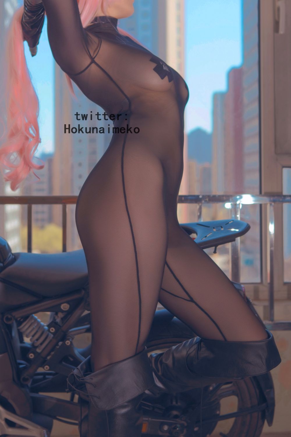 Hokunaimeko NO7 オリジナルコスプレ オートバイお姉ちゃん[73P2V] 43