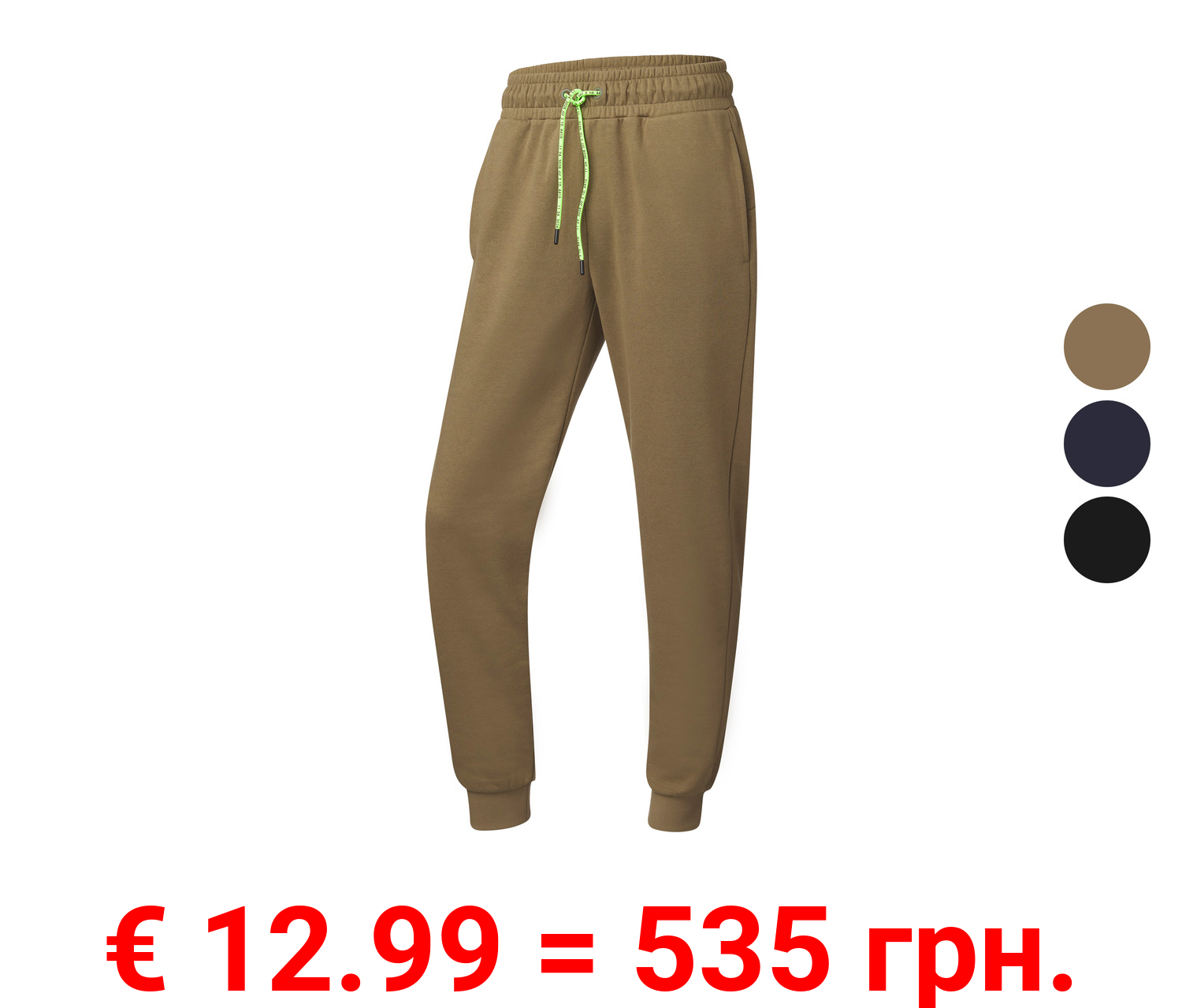 CRIVIT Herren Sweathose mit Baumwolle