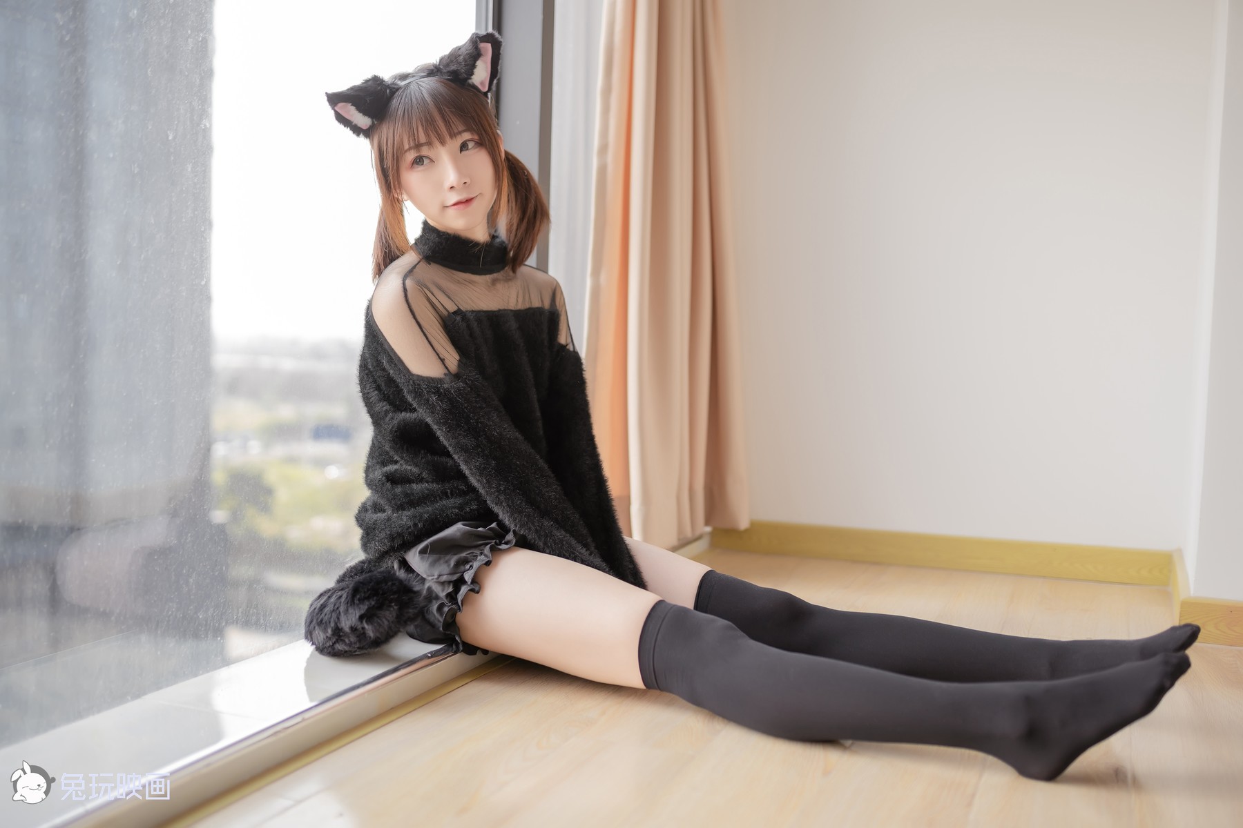 Cosplay 兔玩映画 黑喵 35
