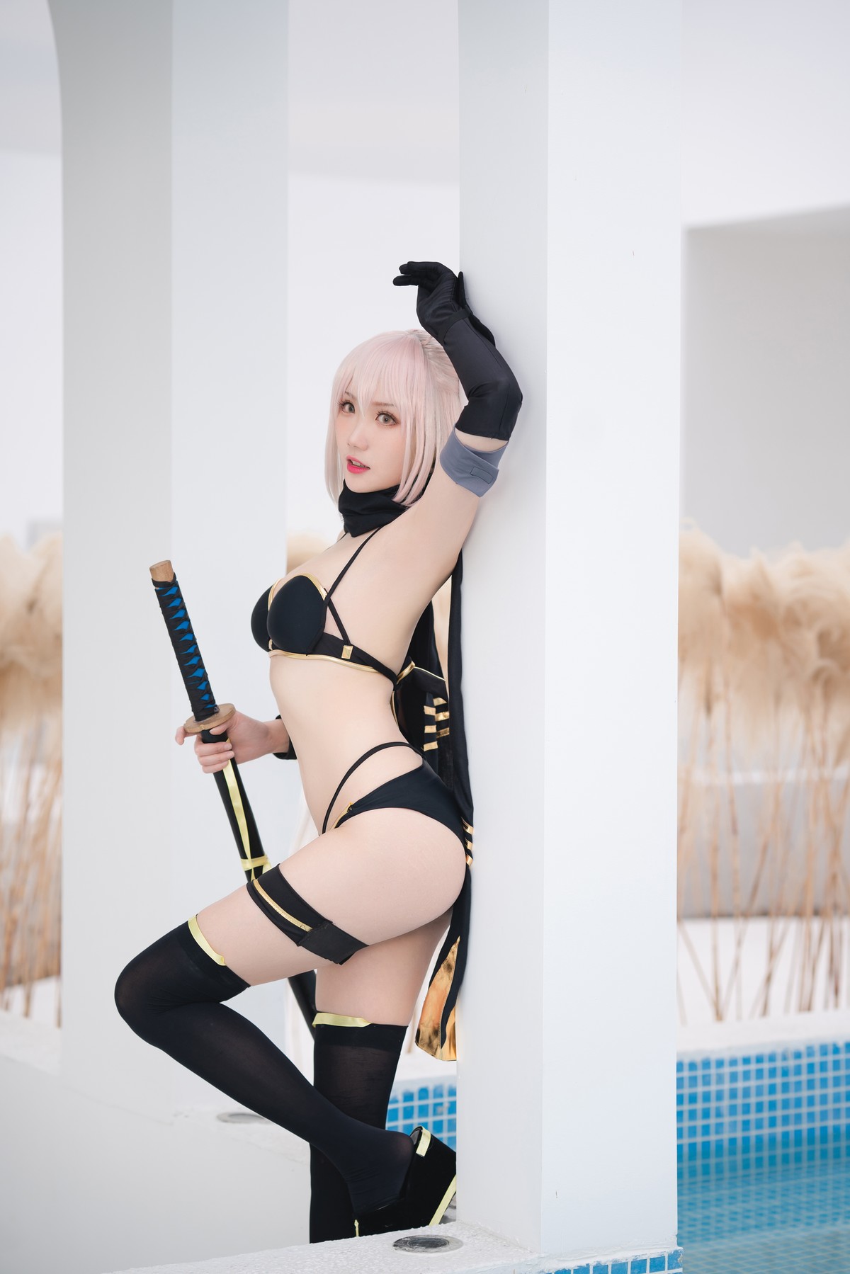 Cosplay 瓜希酱 总司 水着 3