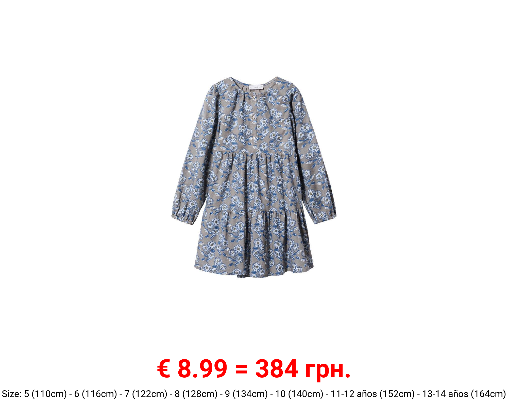 Vestido estampado floral