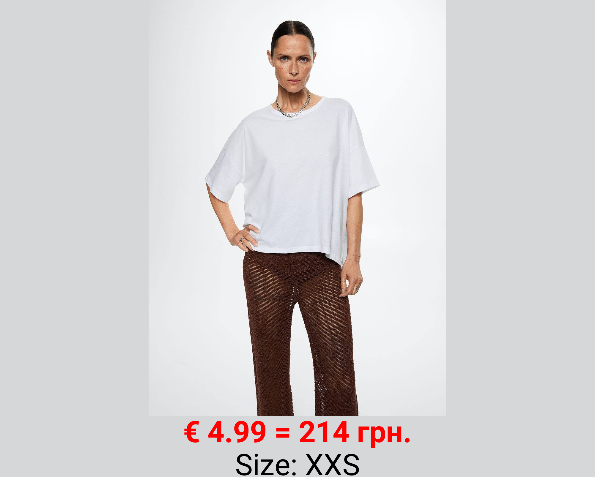 Camiseta oversize algodón