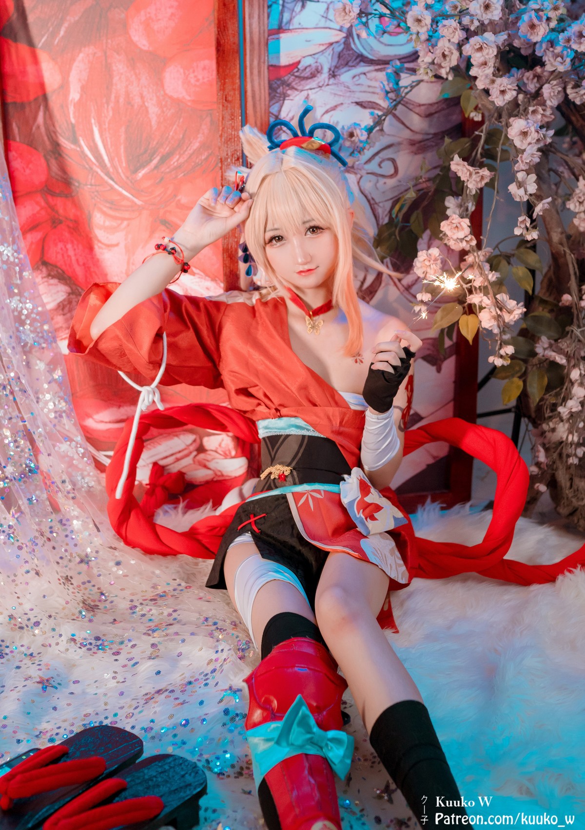 KuukoW クー子 Cosplay 長野原宵宮 Yoimiya Naganohara 3