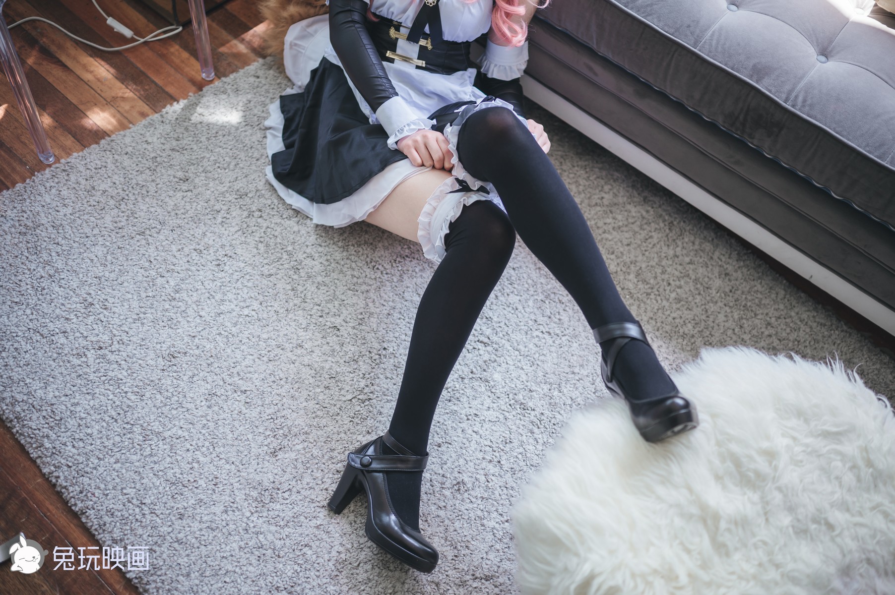 Cosplay 兔玩映画 女仆玉藻前 39