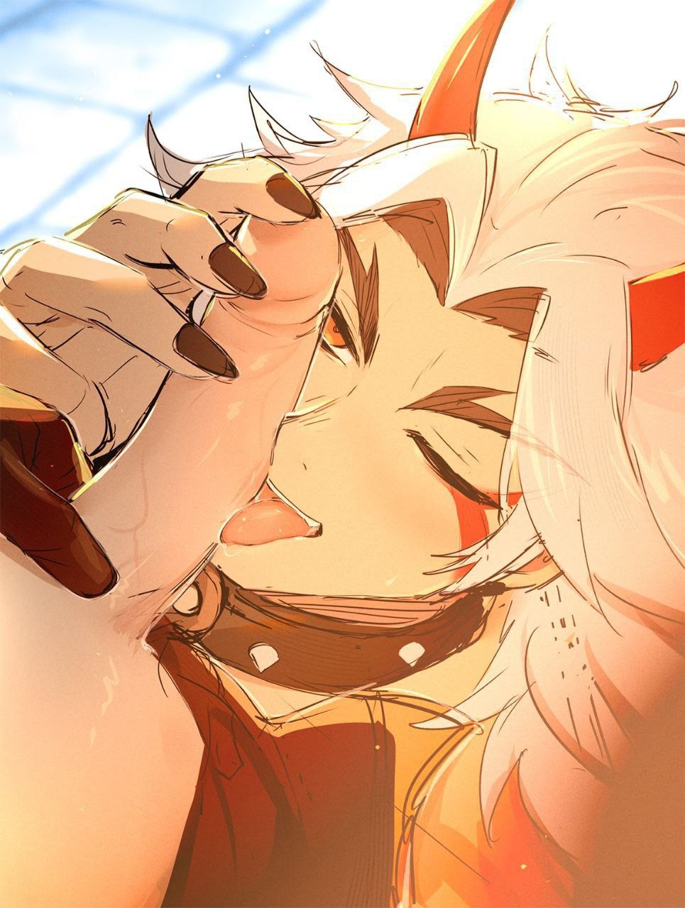 A private moment of contemplation