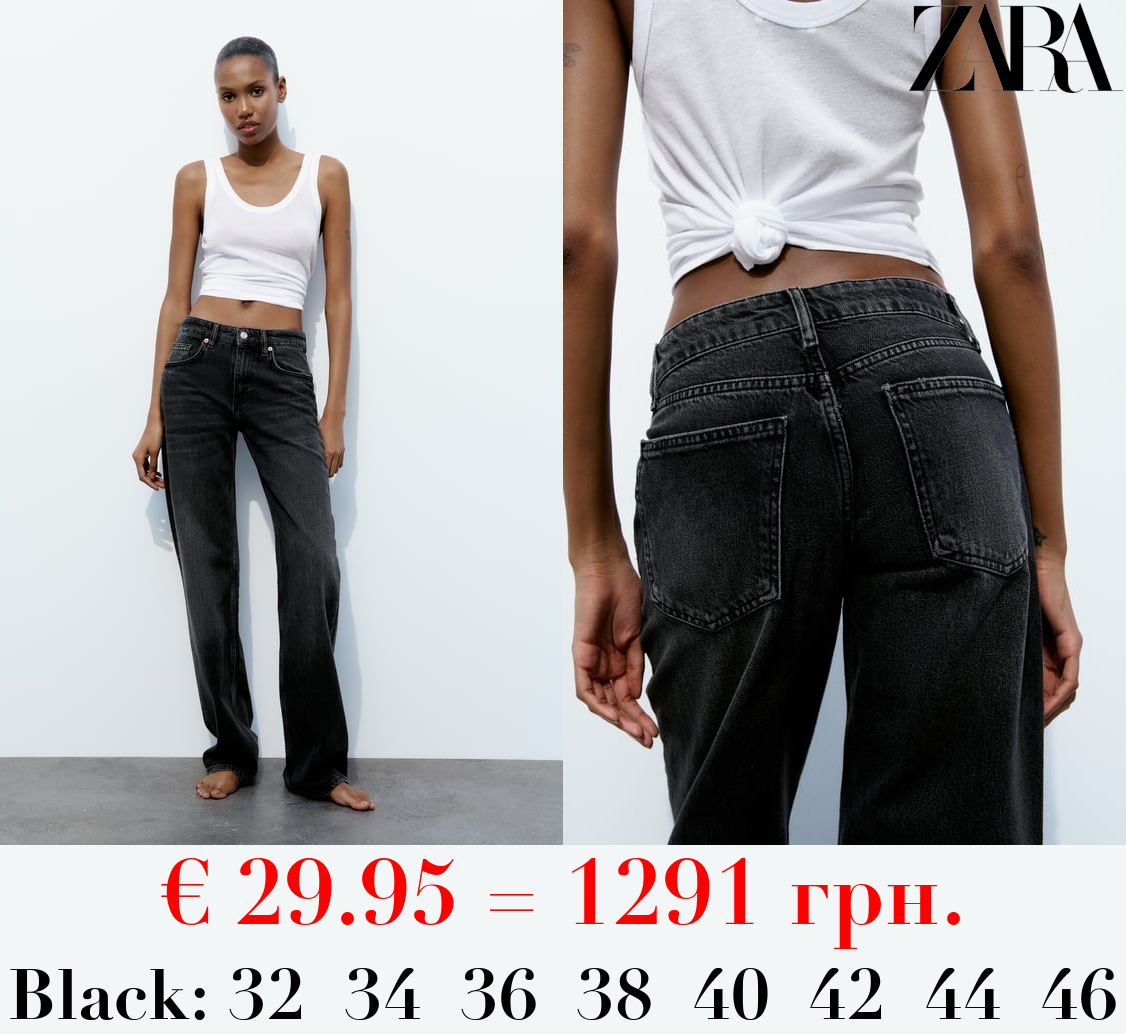 TRF WIDE-LEG MID-RISE FULL LENGTH JEANS