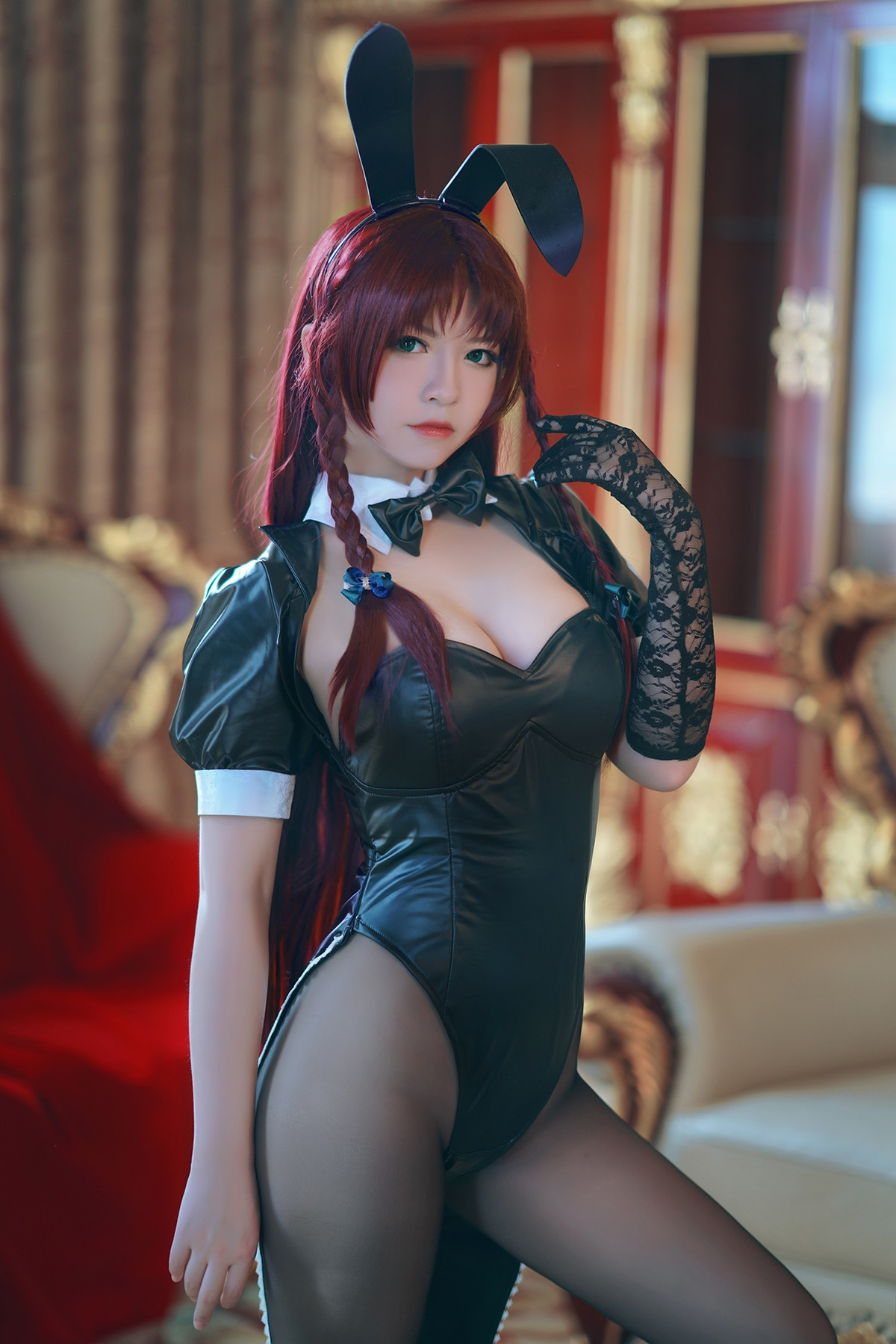 Cosplay 半半子Banbanko 索索 Sophia 红美铃 十六夜咲夜 18