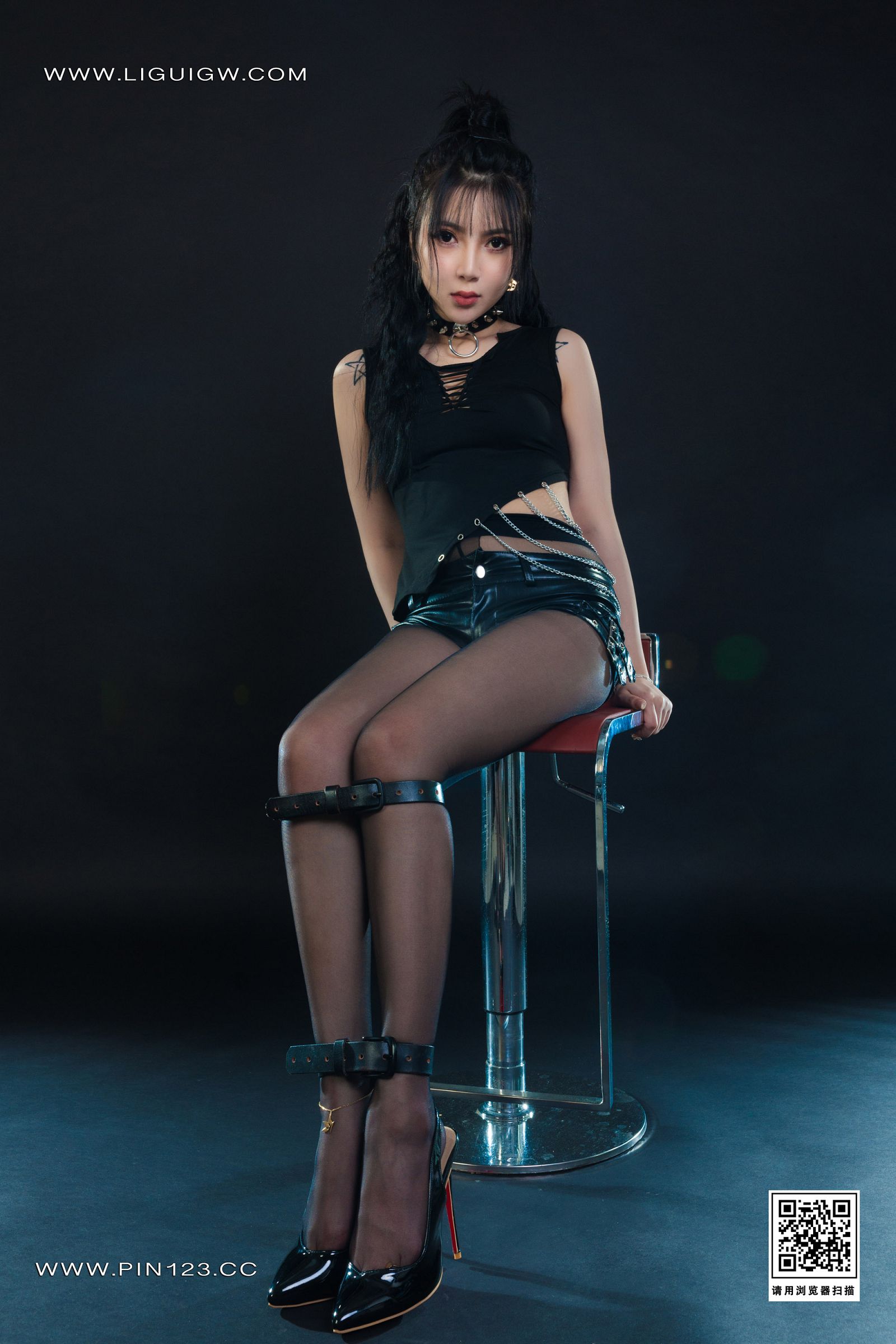 图片[18]-[Ligui丽柜]2023.08.18 撕袜四马 小七-六色网