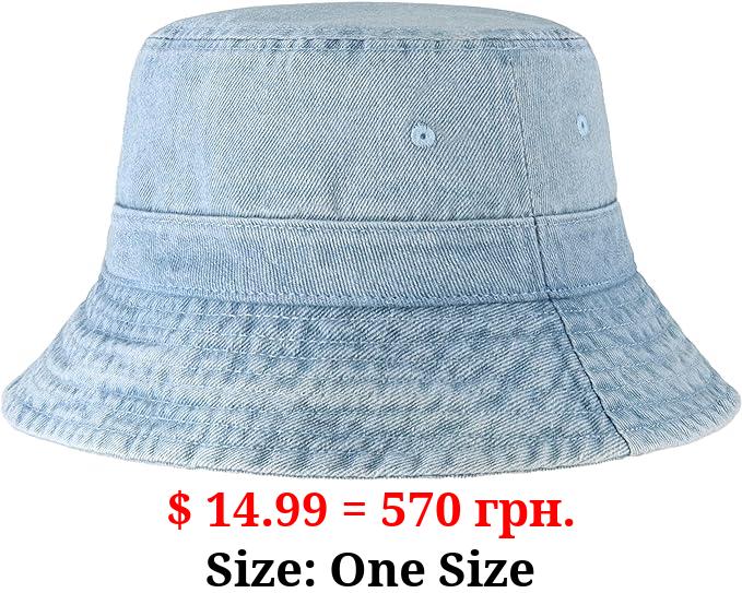 CHOK.LIDS Everyday Cotton Style Bucket Hat Unisex Trendy Lightweight Outdoor Hot Fun Summer Beach Vacation Getaway Headwear