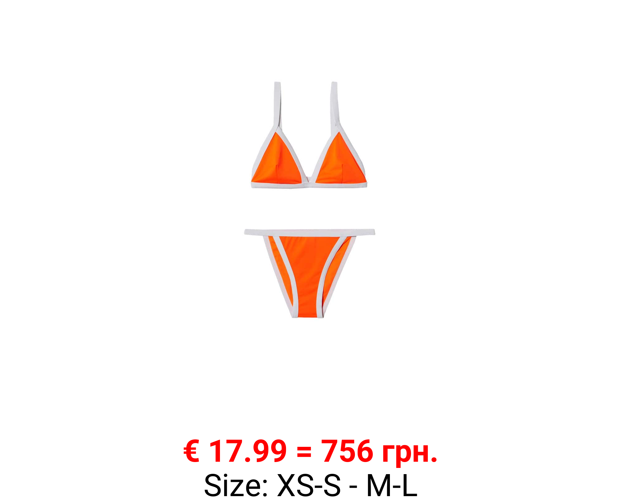 Bikini costuras contraste