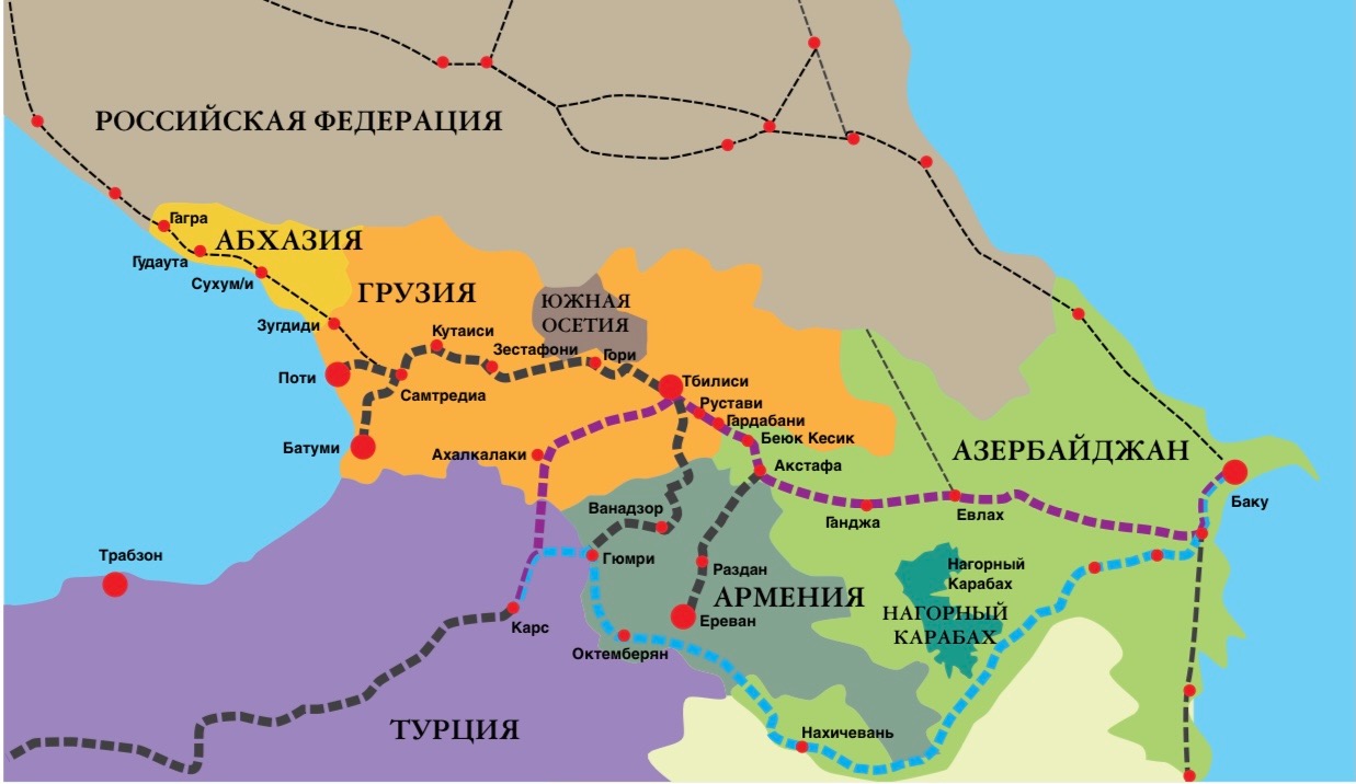 Карта автомобильных дорог баку
