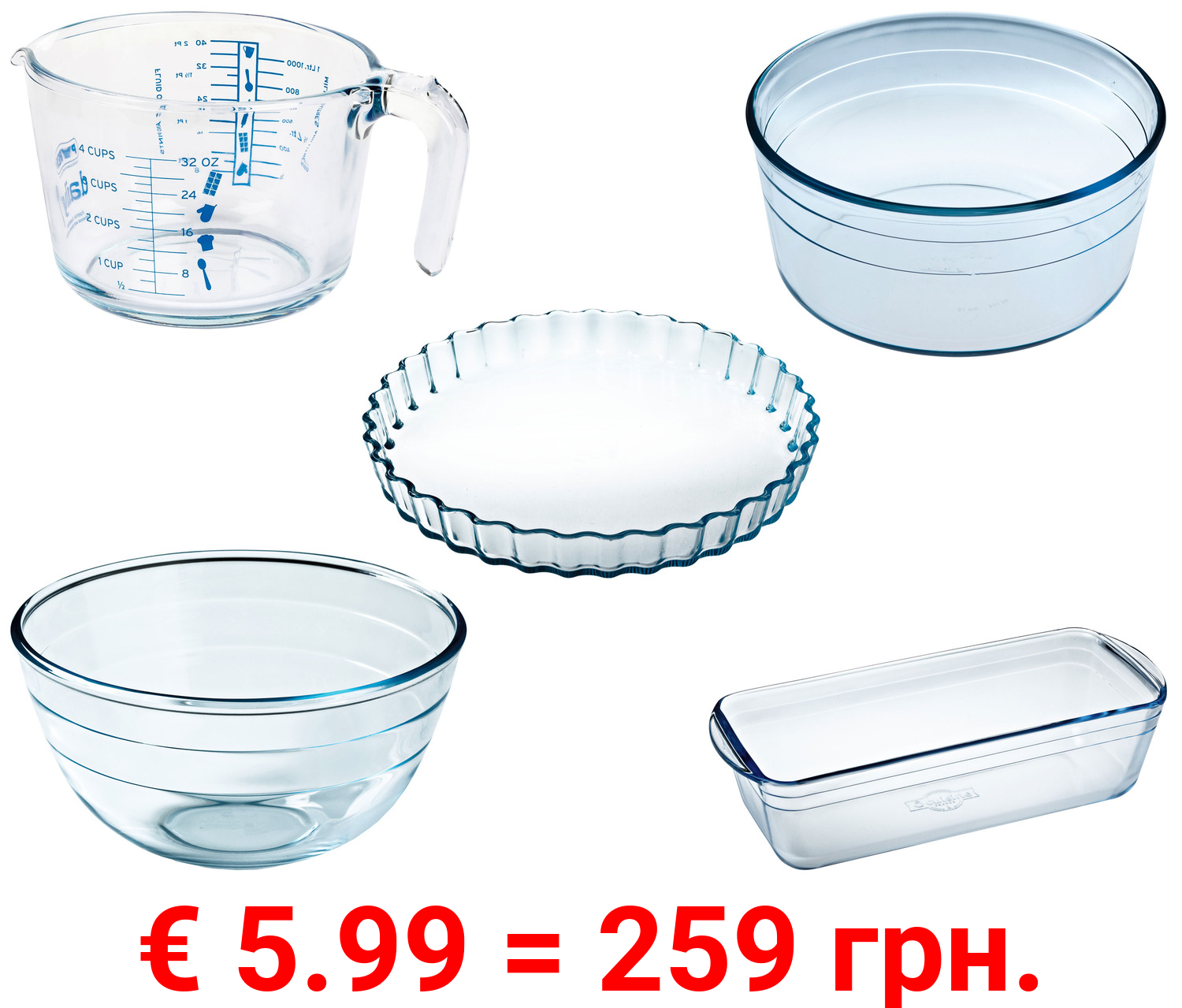 Pyrex® Daily Backformen/ Messbecher