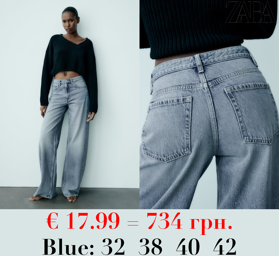 TRF WIDE-LEG MID-RISE FULL LENGTH JEANS
