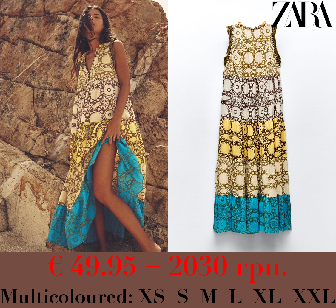 CROCHET DRESS WITH TRIM