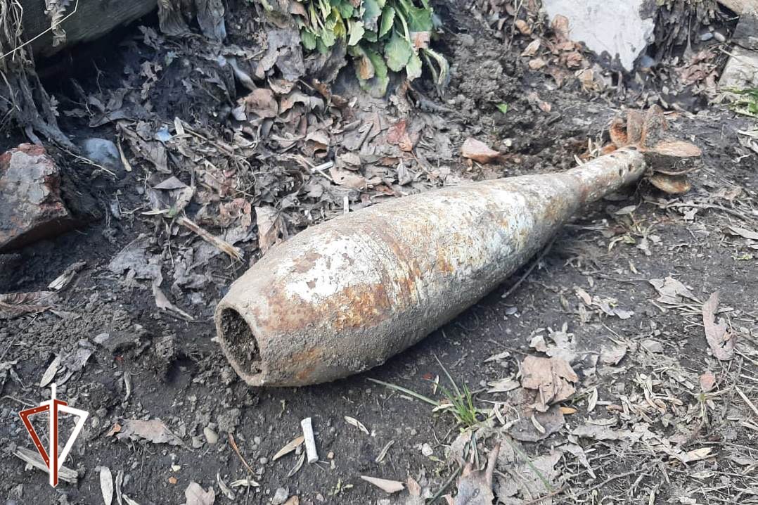 Миномётную мину «обезвредили» в Хабаровске