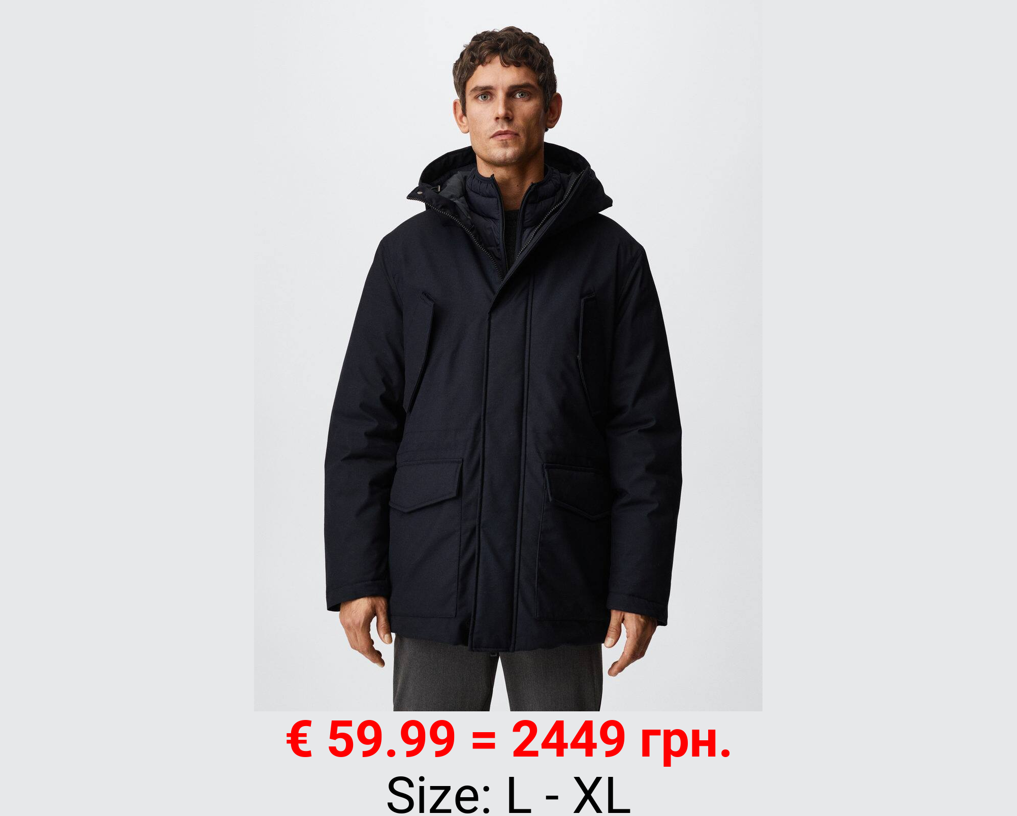 Anorak acolchado impermeable