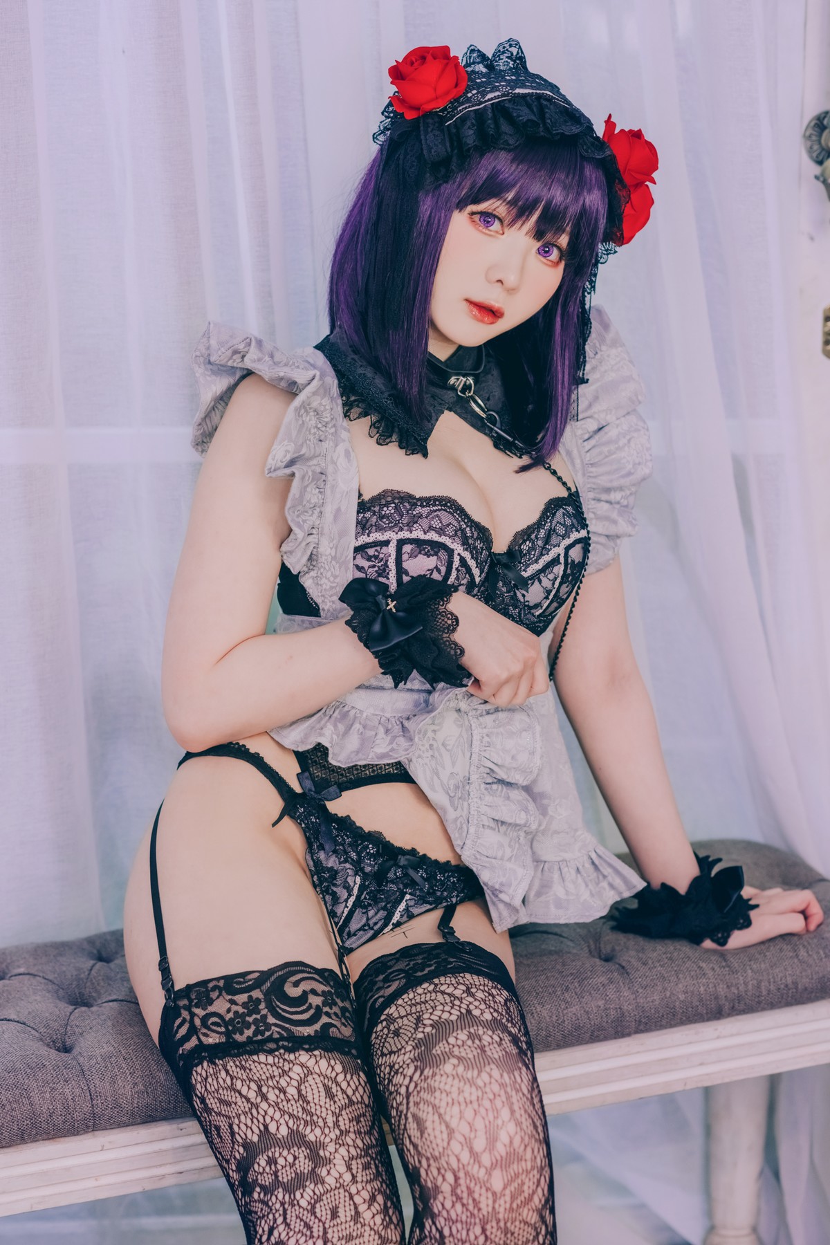 霜月shimo Cosplay 更衣人偶 黑江雫 16