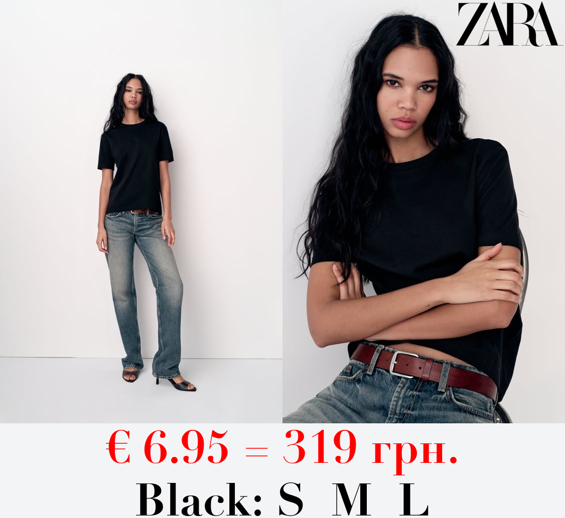 BASIC COTTON T-SHIRT