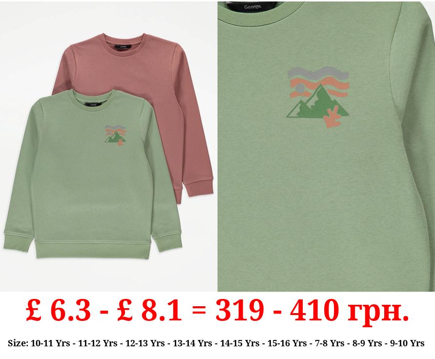 Scenic Graphic Sweatshirts 2 Pack