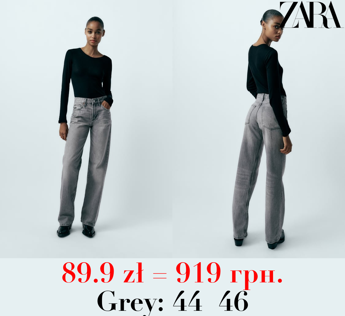 TRF WIDE-LEG MID-RISE FULL LENGTH JEANS