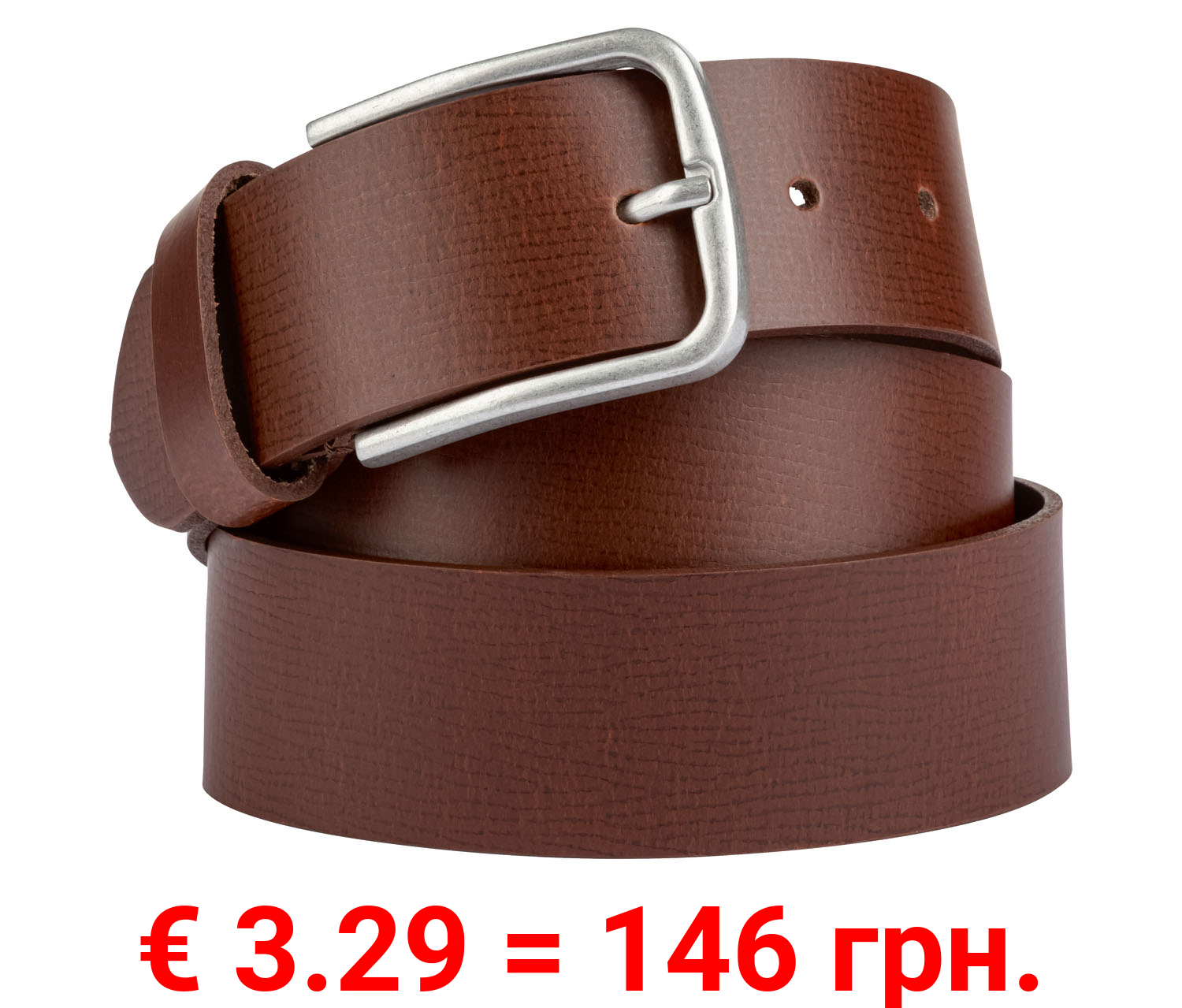 LIVERGY® Herren Ledergürtel mit klassischer Dornschließe