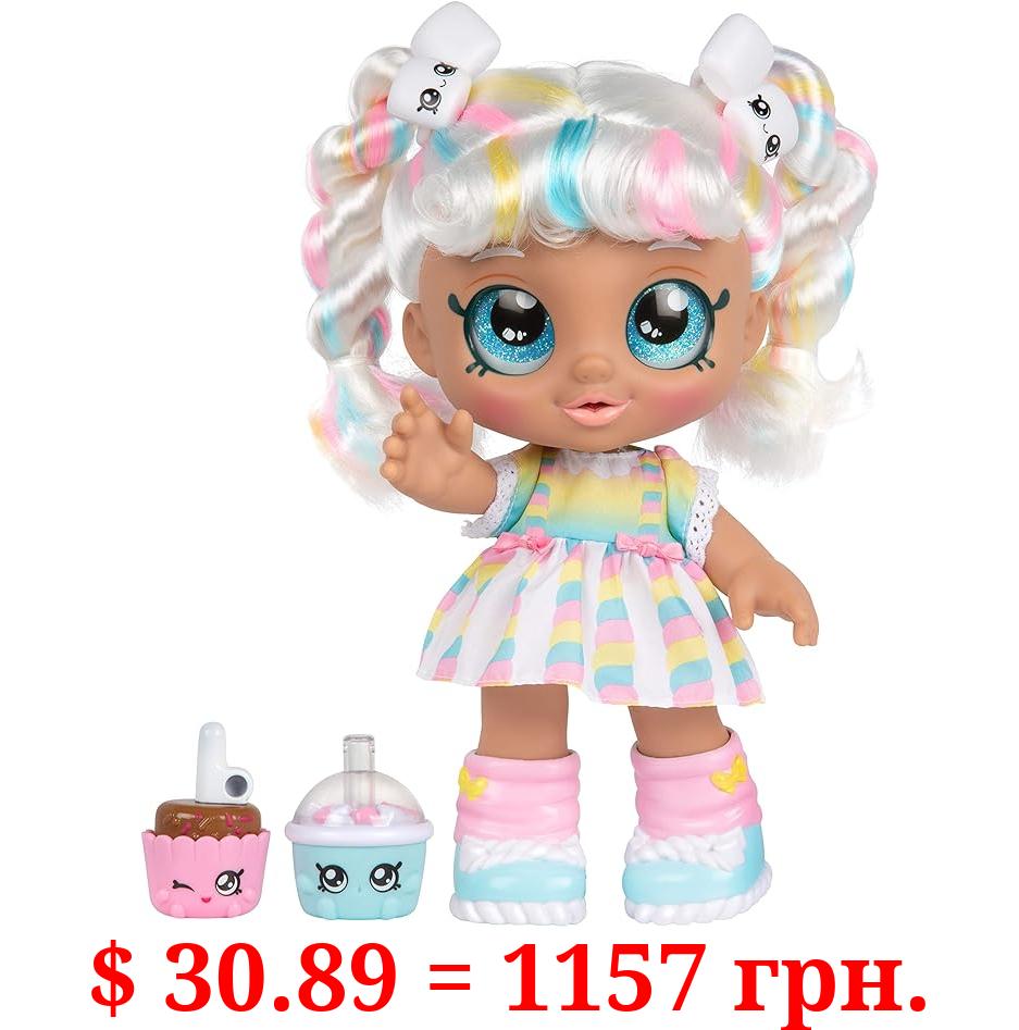 Kindi Kids Snack Time Friends - Pre-School Play Doll, Marsha Mello - for Ages 3+ | Changeable Clothes and Removable Shoes - Fun Play, for Imaginative Kids