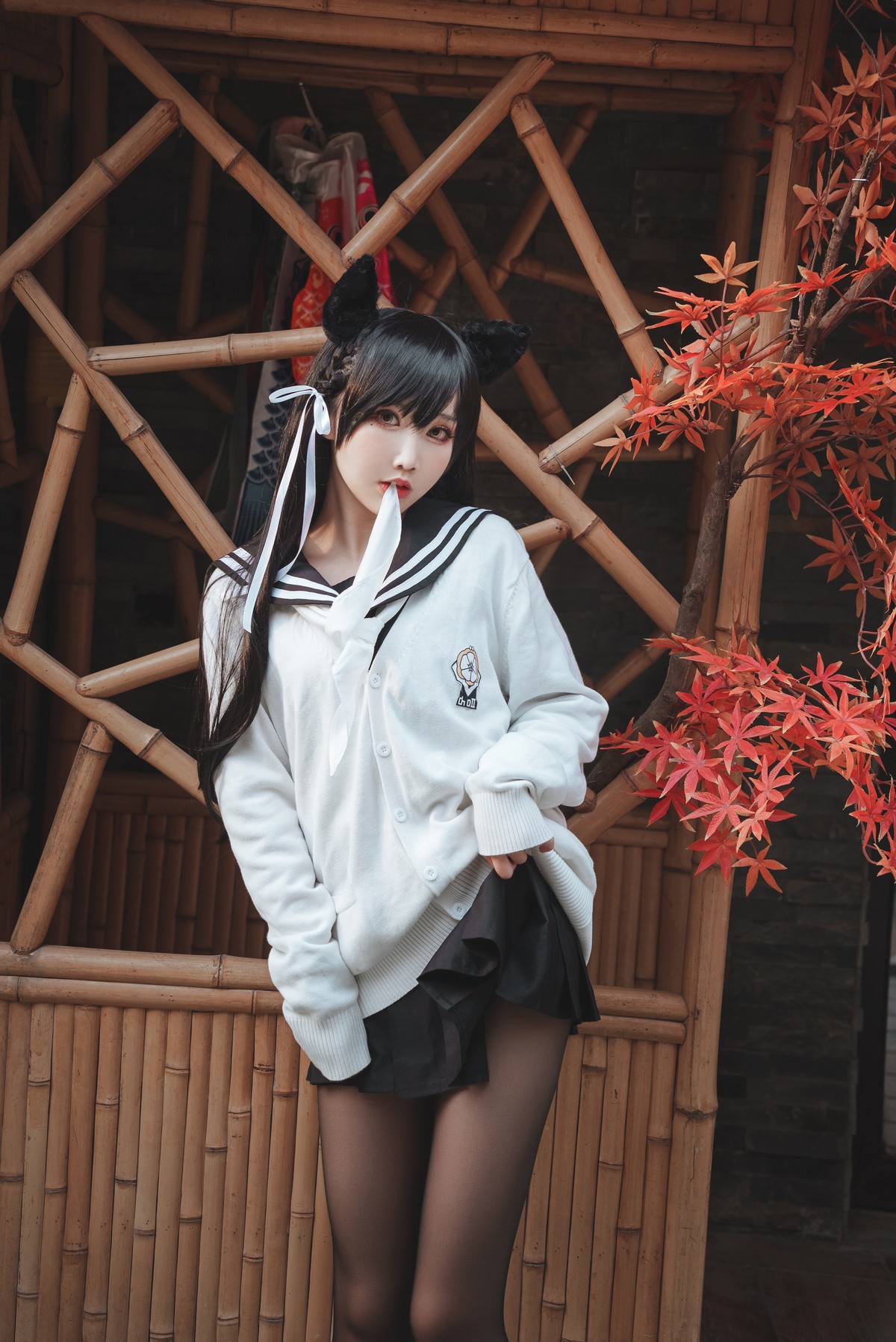 Cosplay 面饼仙儿 爱宕JK2 11