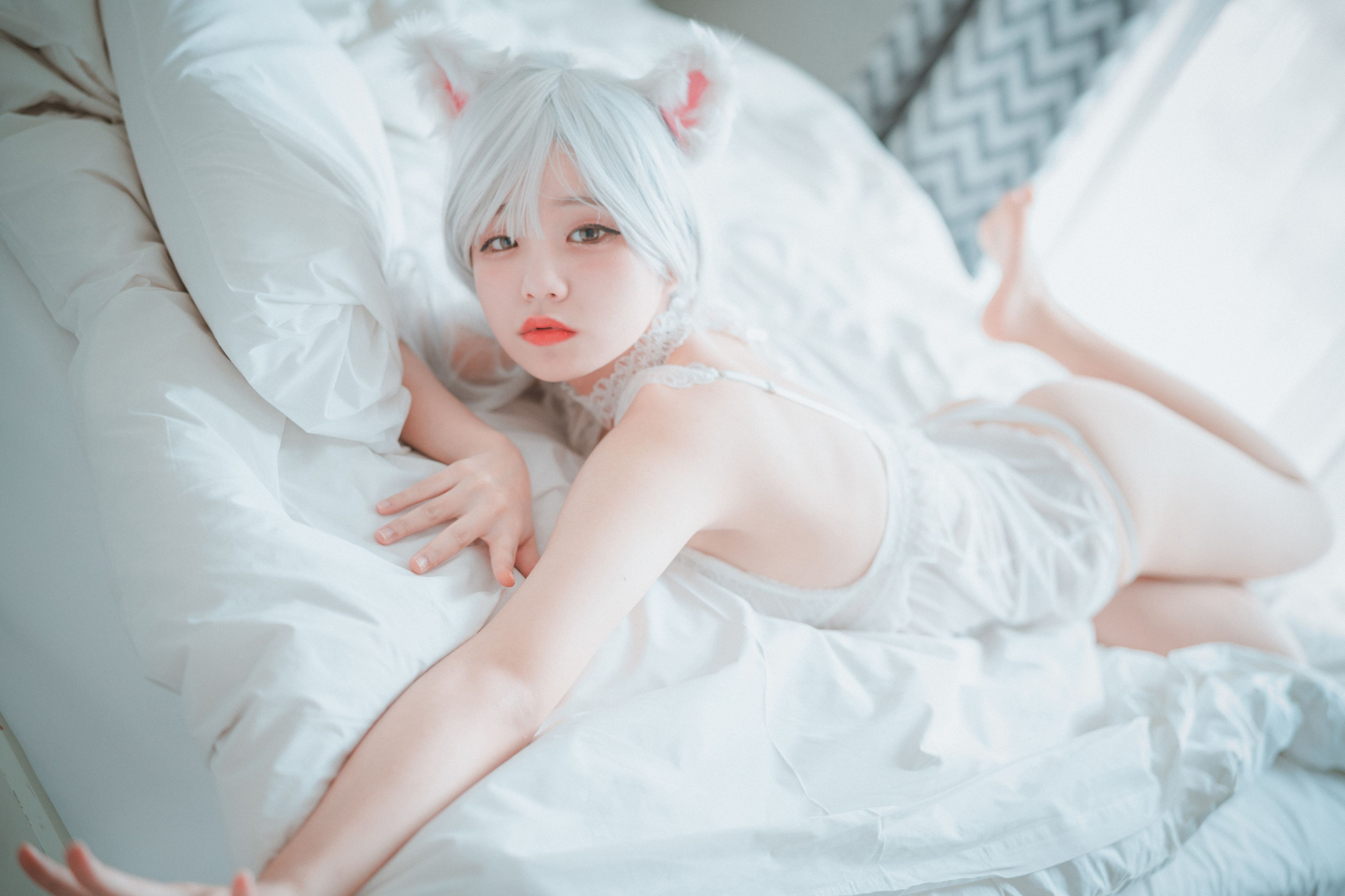 Jenny (정제니) - [DJAWA] Schwarz und Weiß Katzenmädchen [66P-463MB] 7